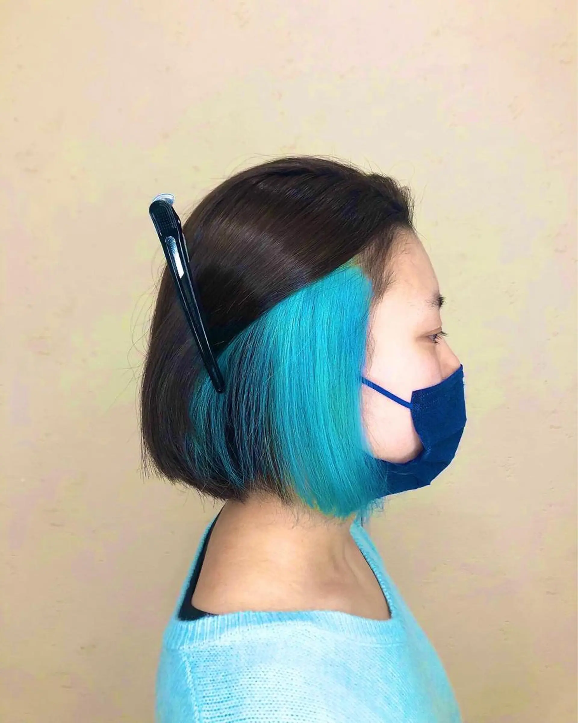 ショート カラー 太白区白髪ぼかし/ ボブカット/千葉達人のヘアスタイル