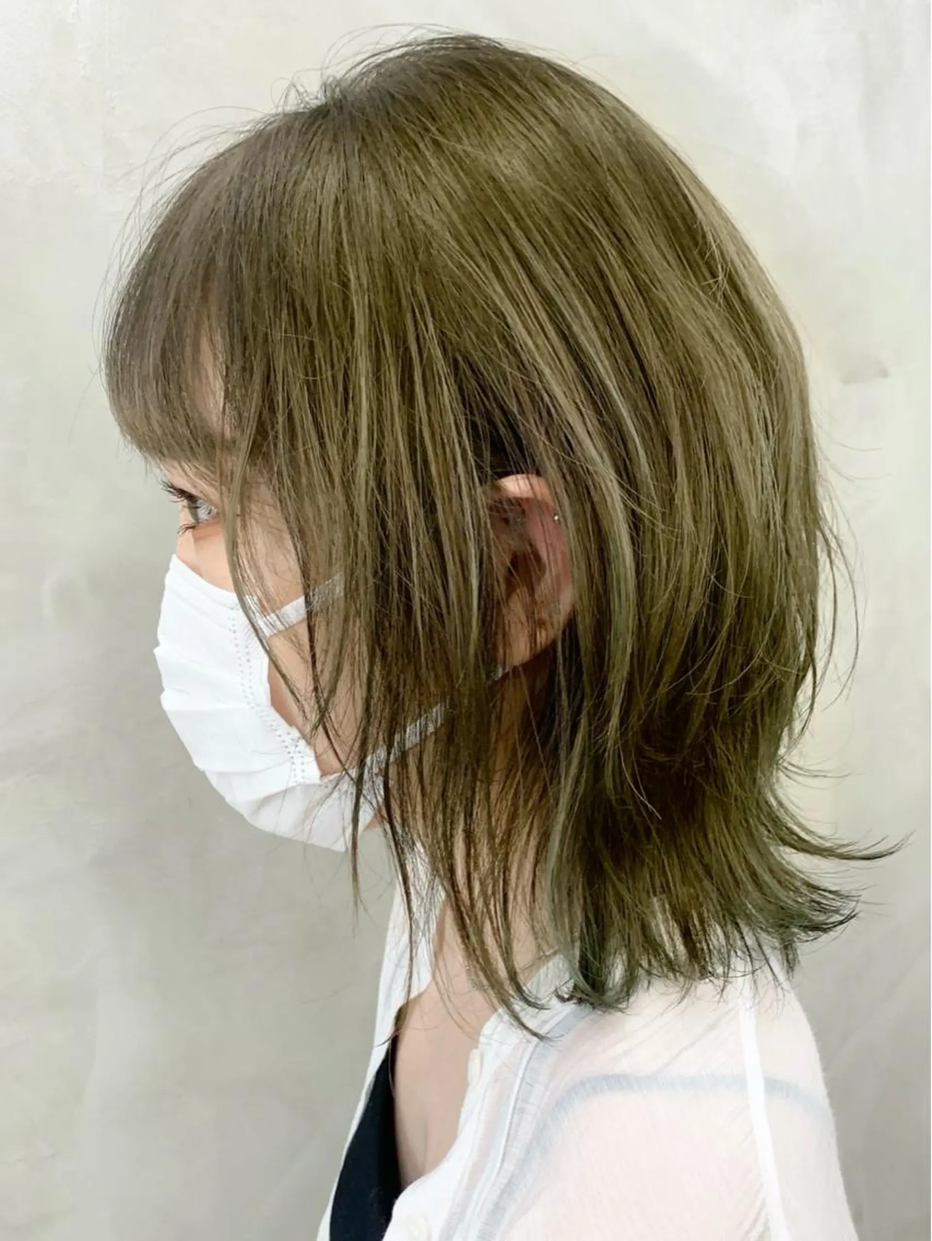 カラー ベージュカラー イルミナカラー オリーブベージュ ボブ SEED&beauty byFLAT所属・ヘッドスパ (女性限定)🍋モエのヘアスタイル