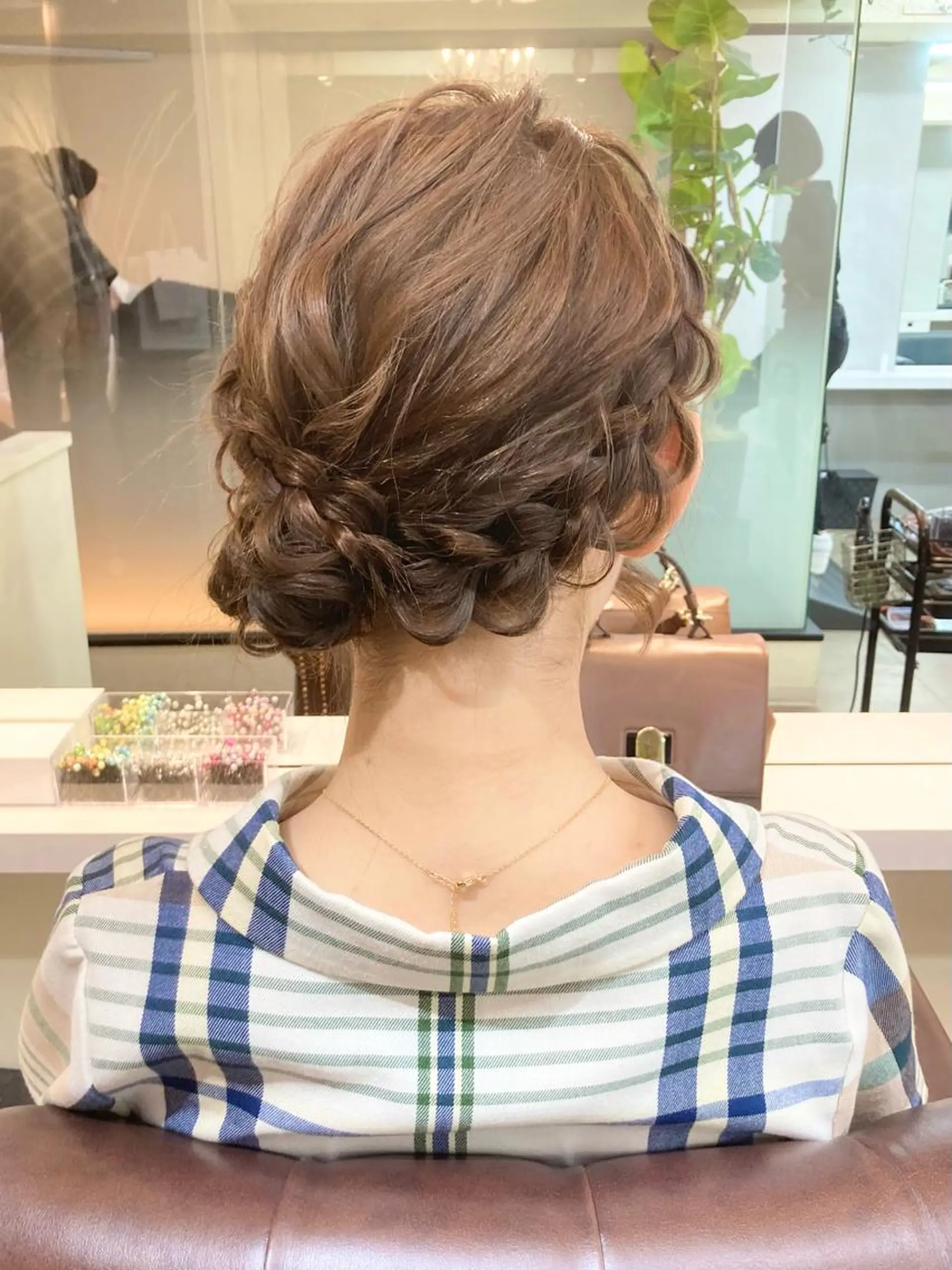 ミディアム ヘアアレンジ ヘアセット/エクステ cocoro🐹🎀のヘアスタイル