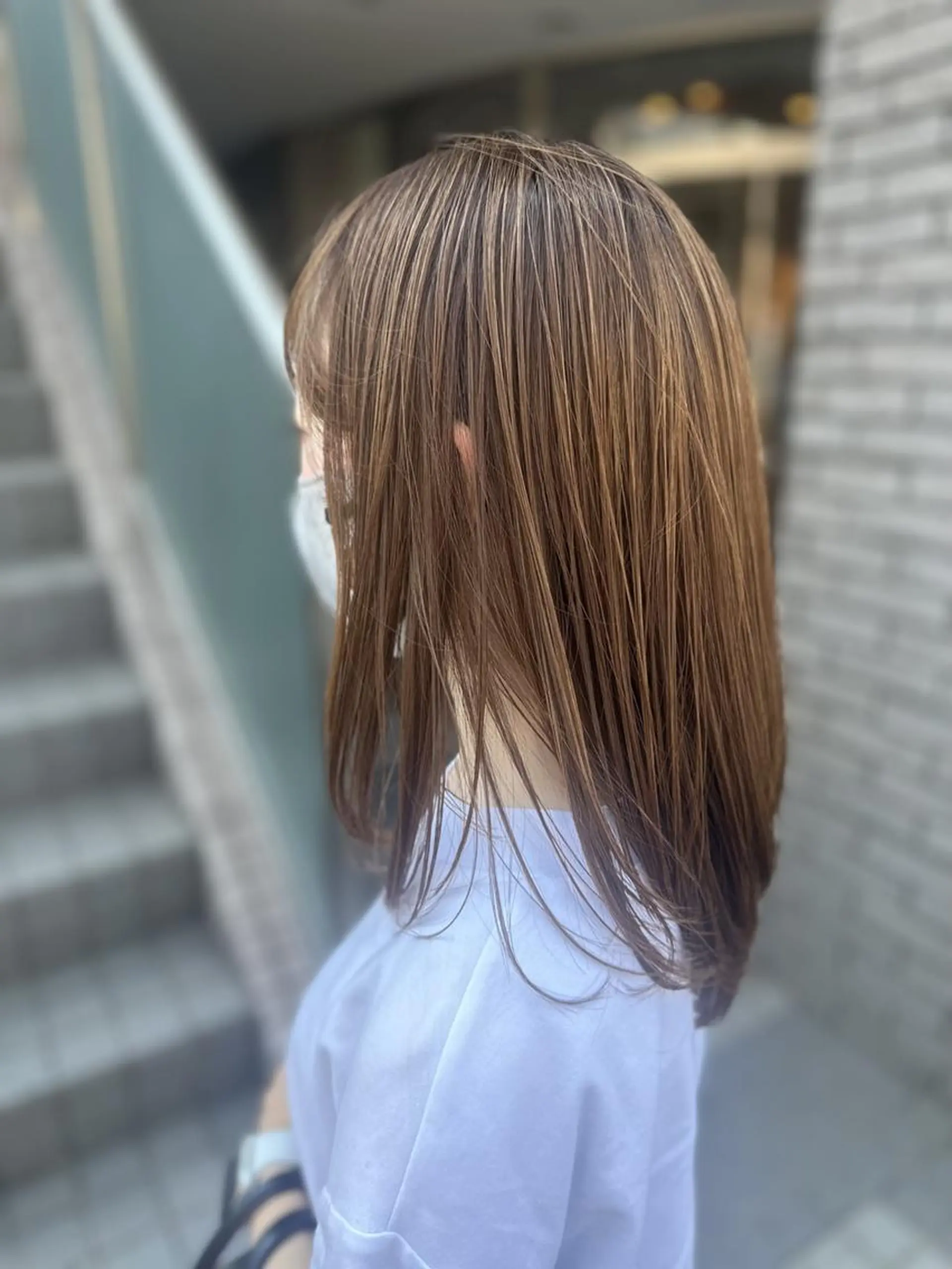 カラー ロング 個室型美容室san 都賀店のヘアスタイル