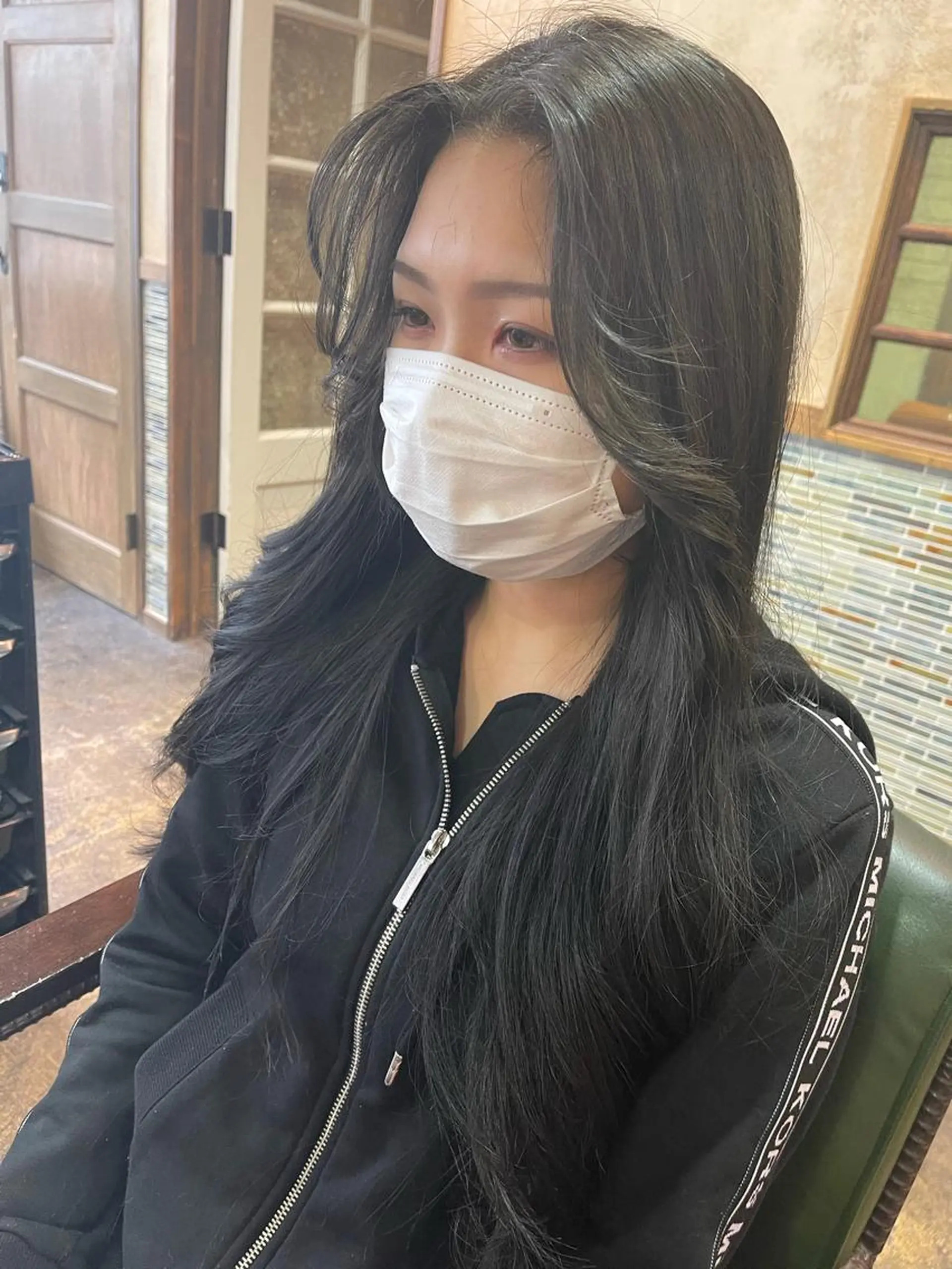 ロング カット 韓国 / 中国ヘア 🦋Noniのヘアスタイル