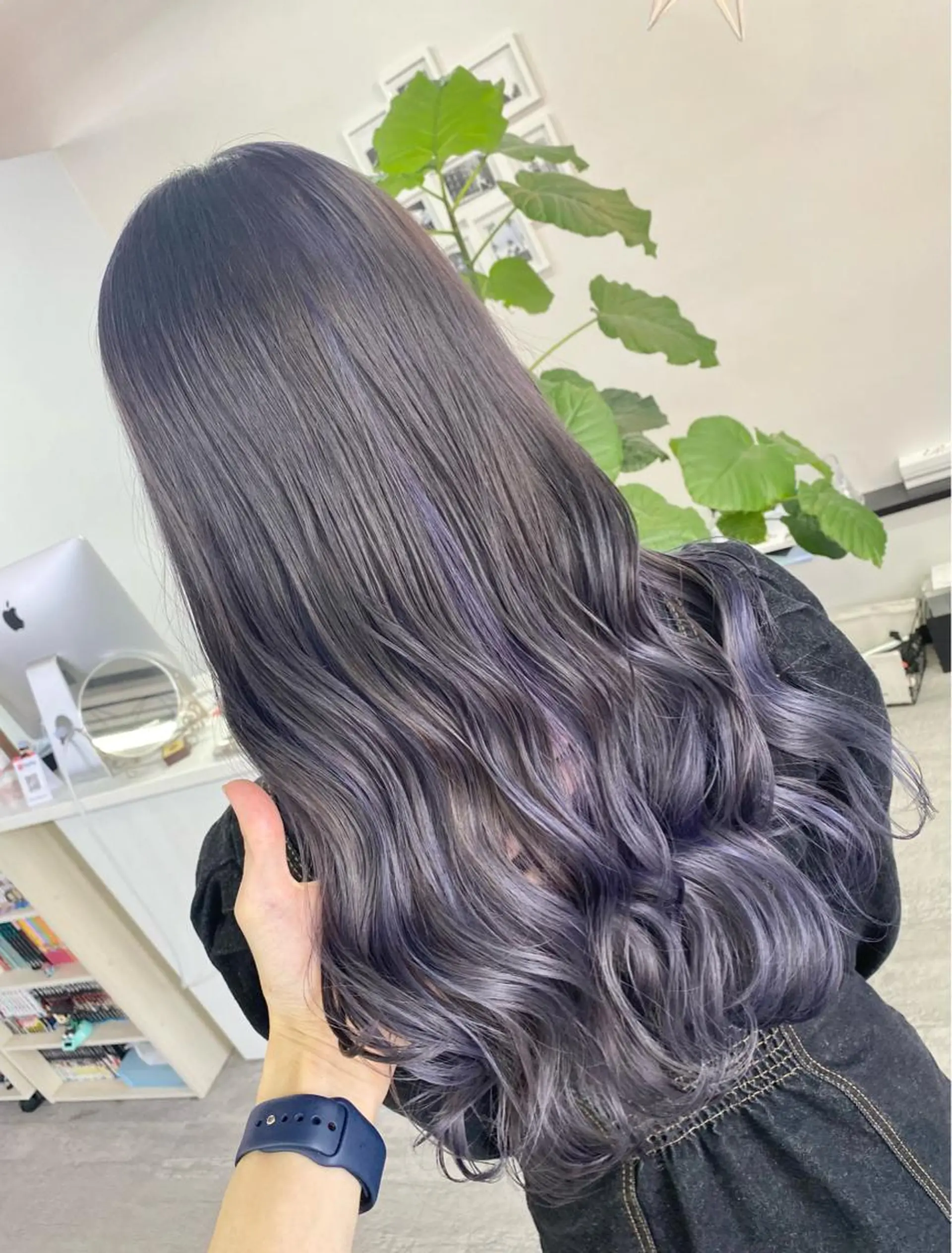 ロング カラー ヘアカラー トリートメント 名畑 裕貴のヘアスタイル