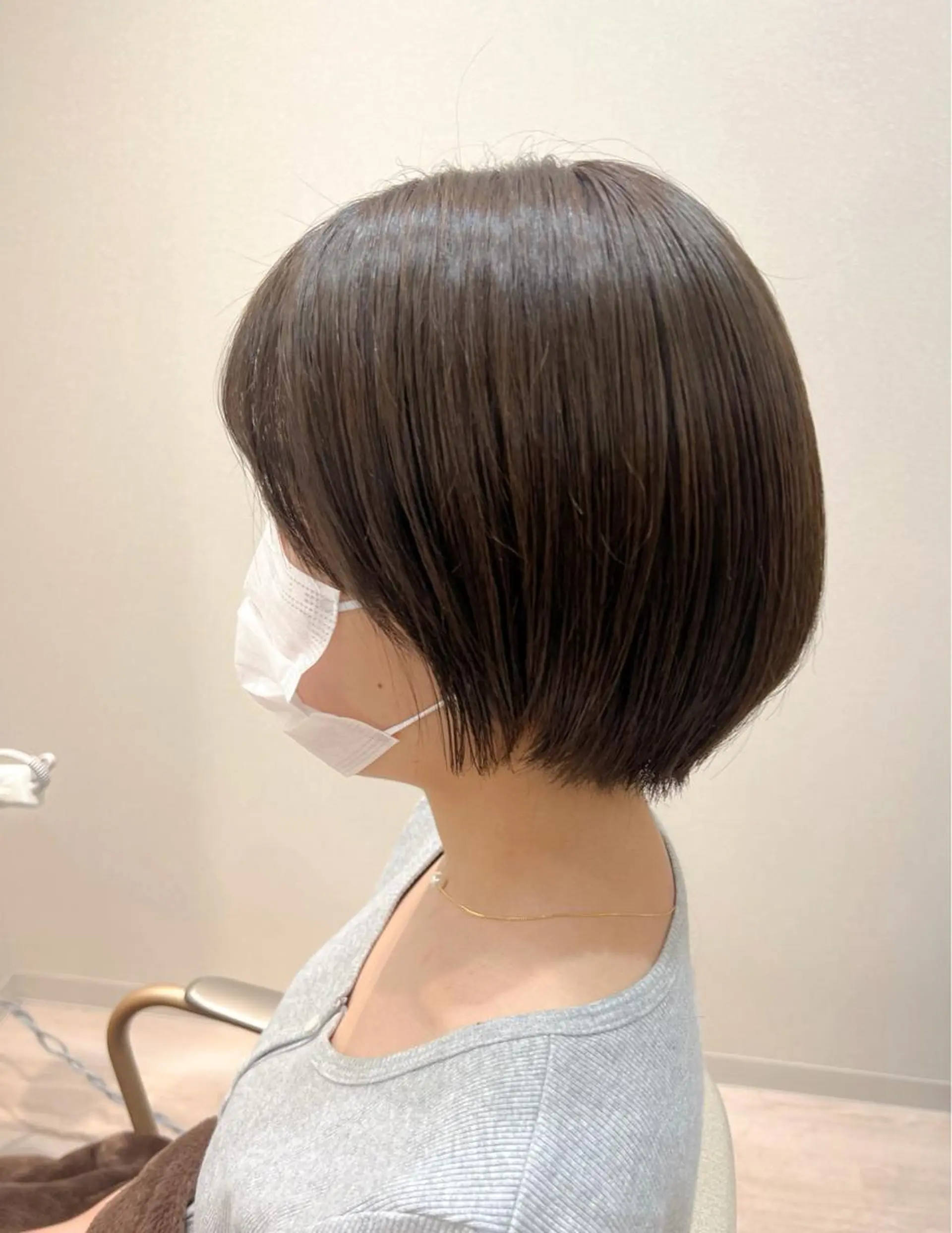 ショート カット ヘアカラー トリートメント ヘッドスパ mina .のヘアスタイル