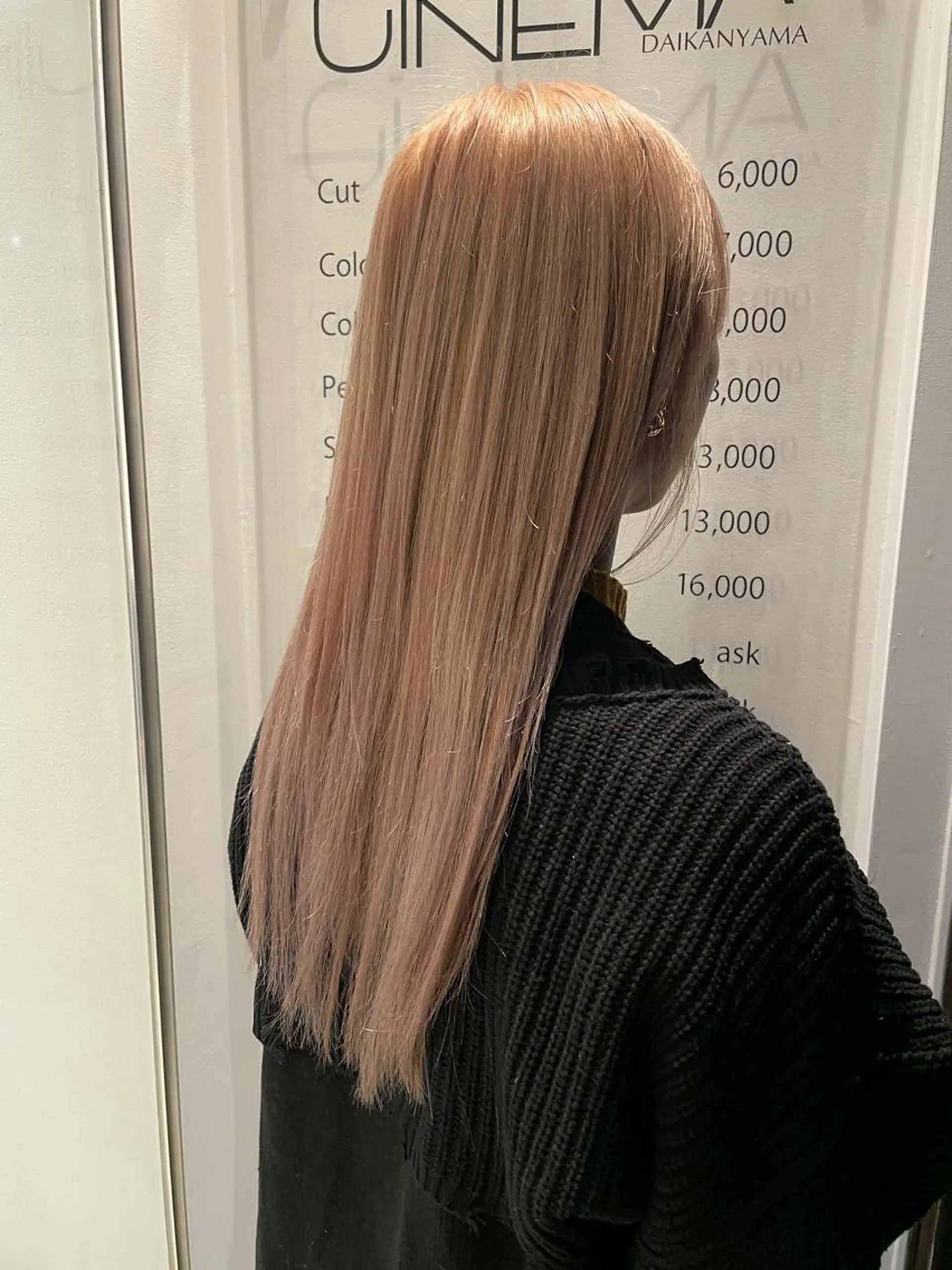 ロング カラー ベージュカラー ピンクカラー ピンクベージュ CiNEMA daikanyama所属・透明感カラー🫧 今泉健太のヘアスタイル