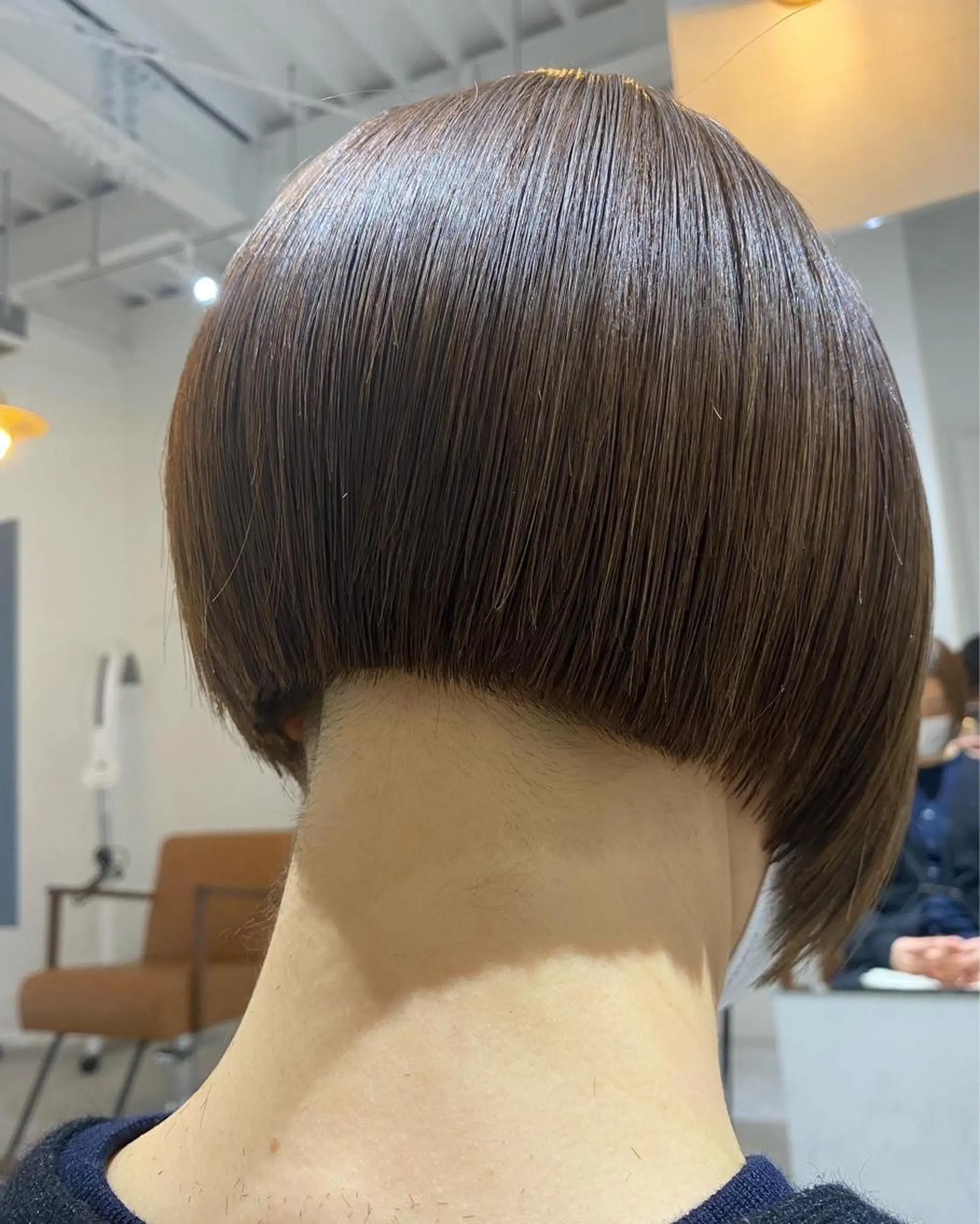 ショート ボブ ショートヘア カット 縮毛矯正 トリートメント 鳴海 稜真のヘアスタイル
