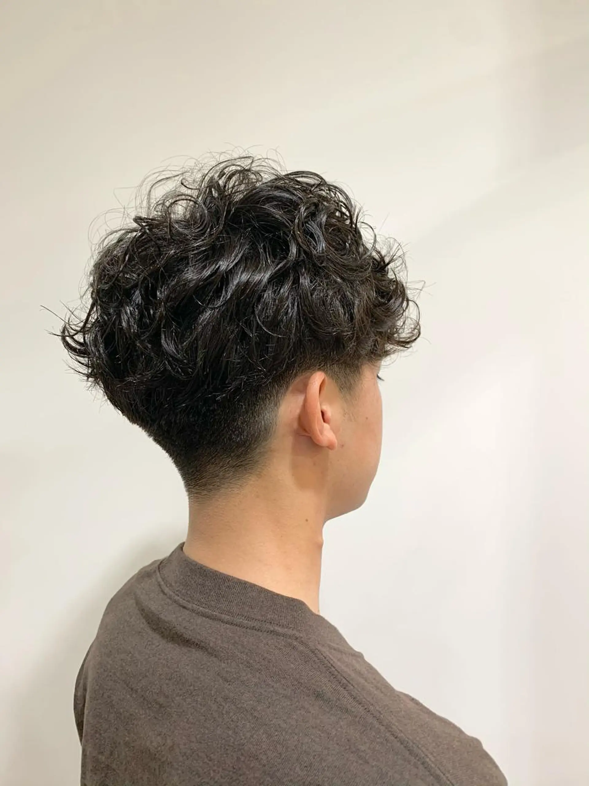 パーマ メンズ マッシュ メンズパーマ カット パーマ 竹内 康浩のヘアスタイル