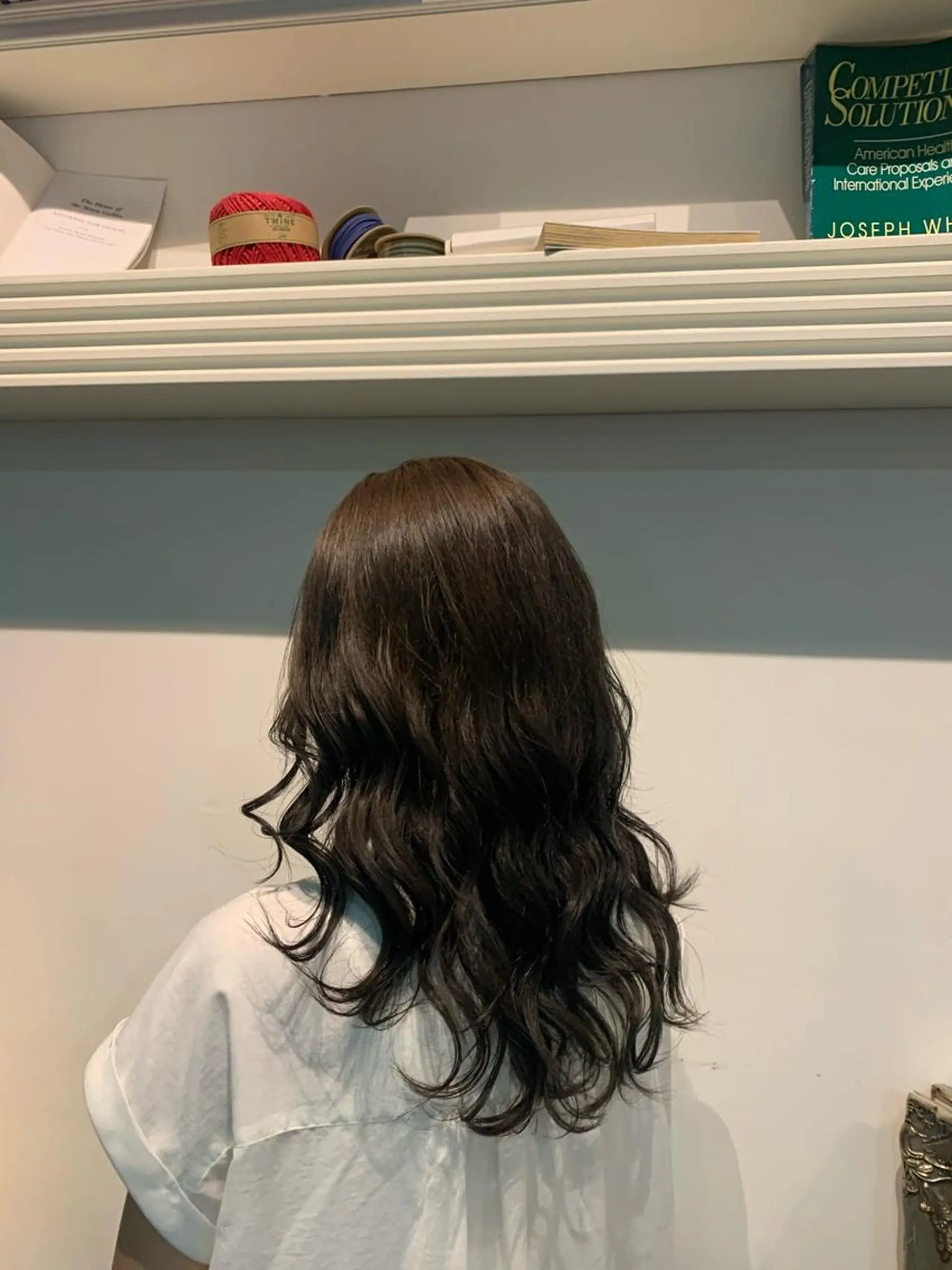 セミロング レイヤーカット カット ヘアカラー トリートメント ヘッドスパ ヘアセット 山口 竣也のヘアスタイル