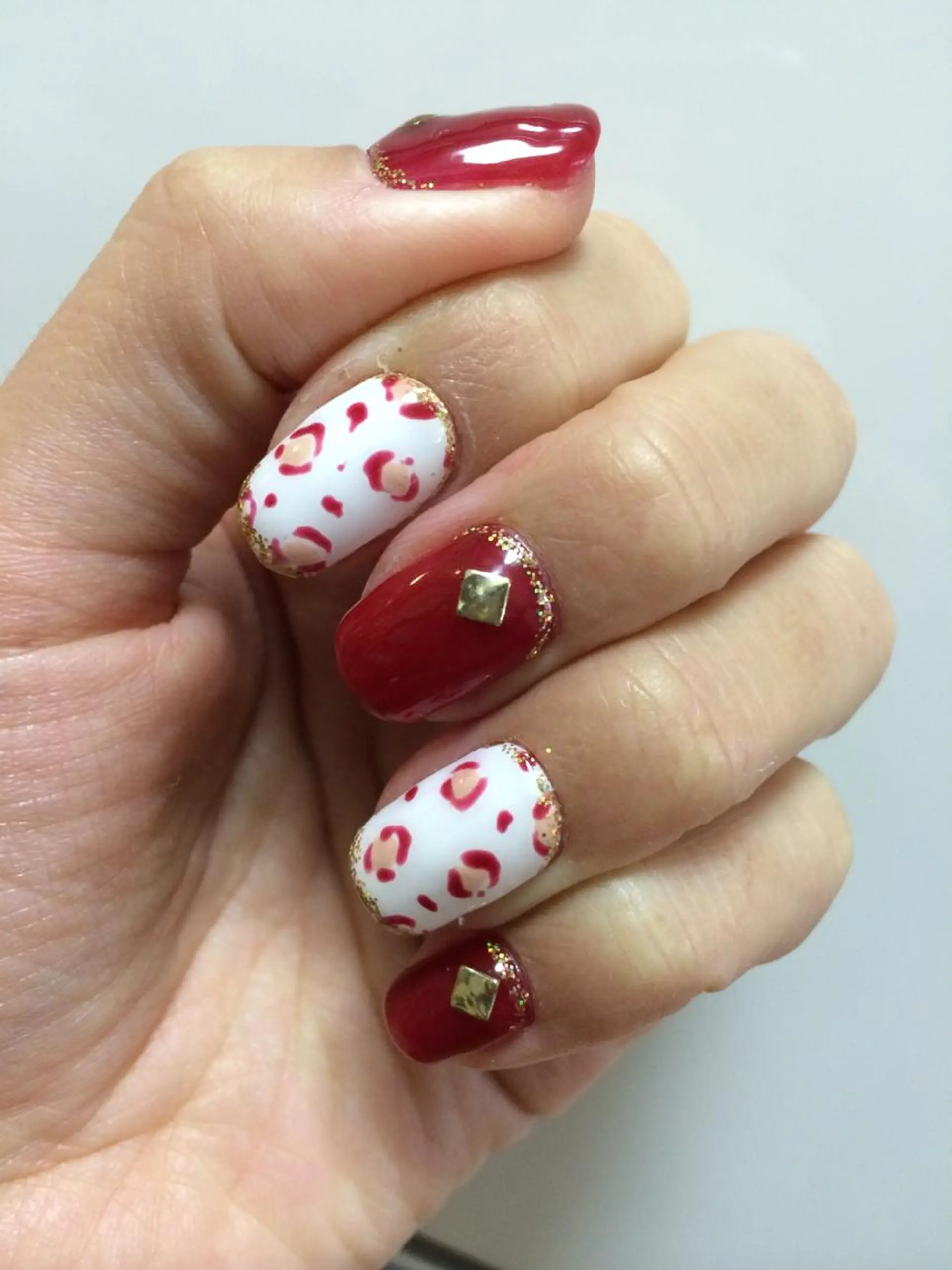 ネイル アニマル柄 ハンドネイル Eye nailのネイルデザイン