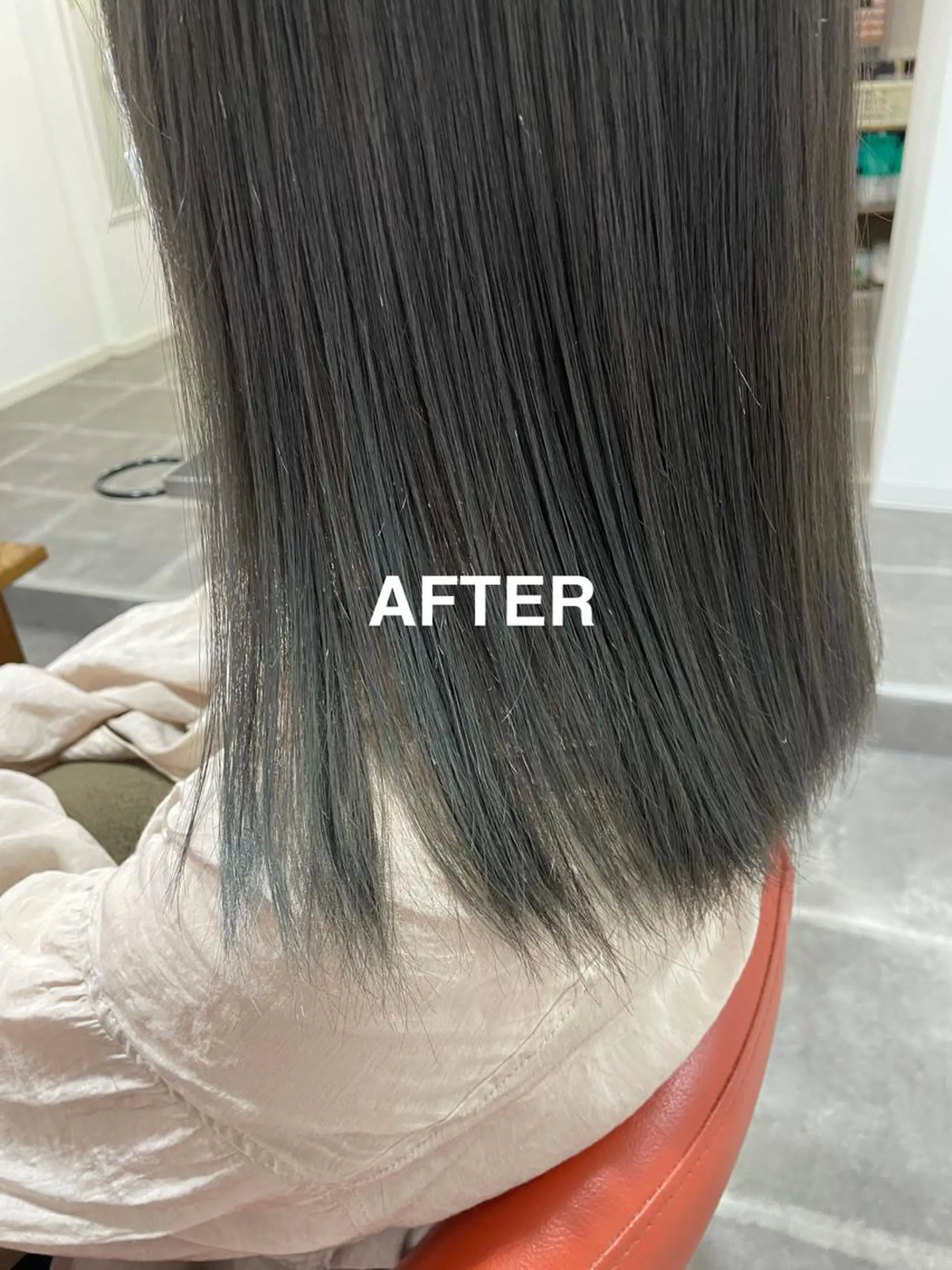ミディアム カラー ラベンダーカラー ネイビーカラー オレンジ カット ヘアカラー トリートメント 森田 一平のヘアスタイル