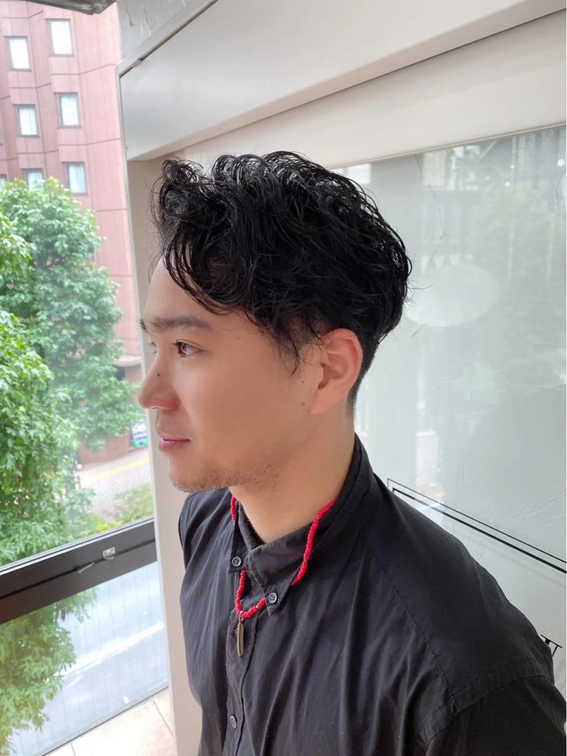 メンズ メンズパーマ 原宿/ショート/ カット/服部タカノリのヘアスタイル