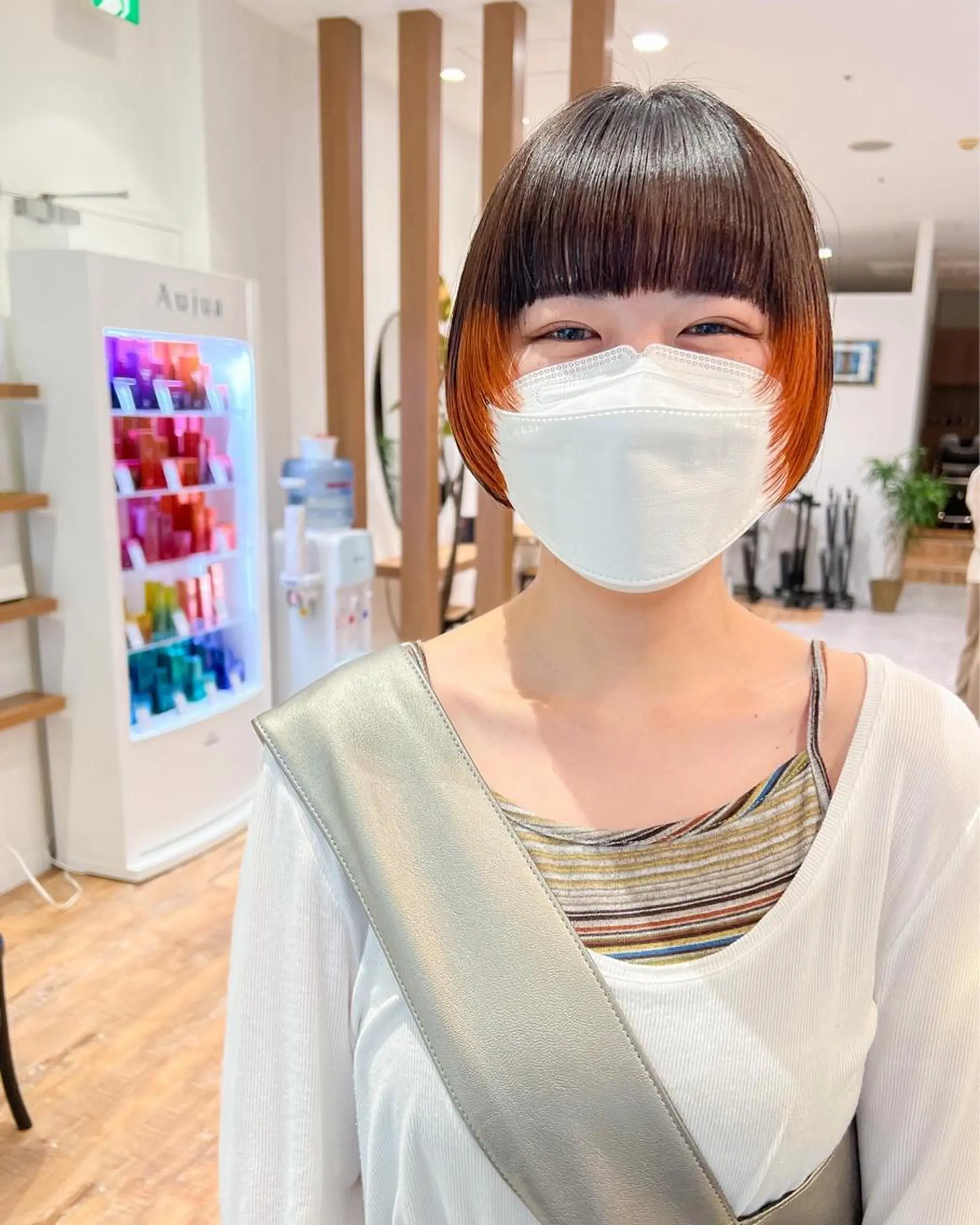 ショート カラー カット ヘアカラー トリートメント 韓国風デザイン 💐MIZUKI💐のヘアスタイル