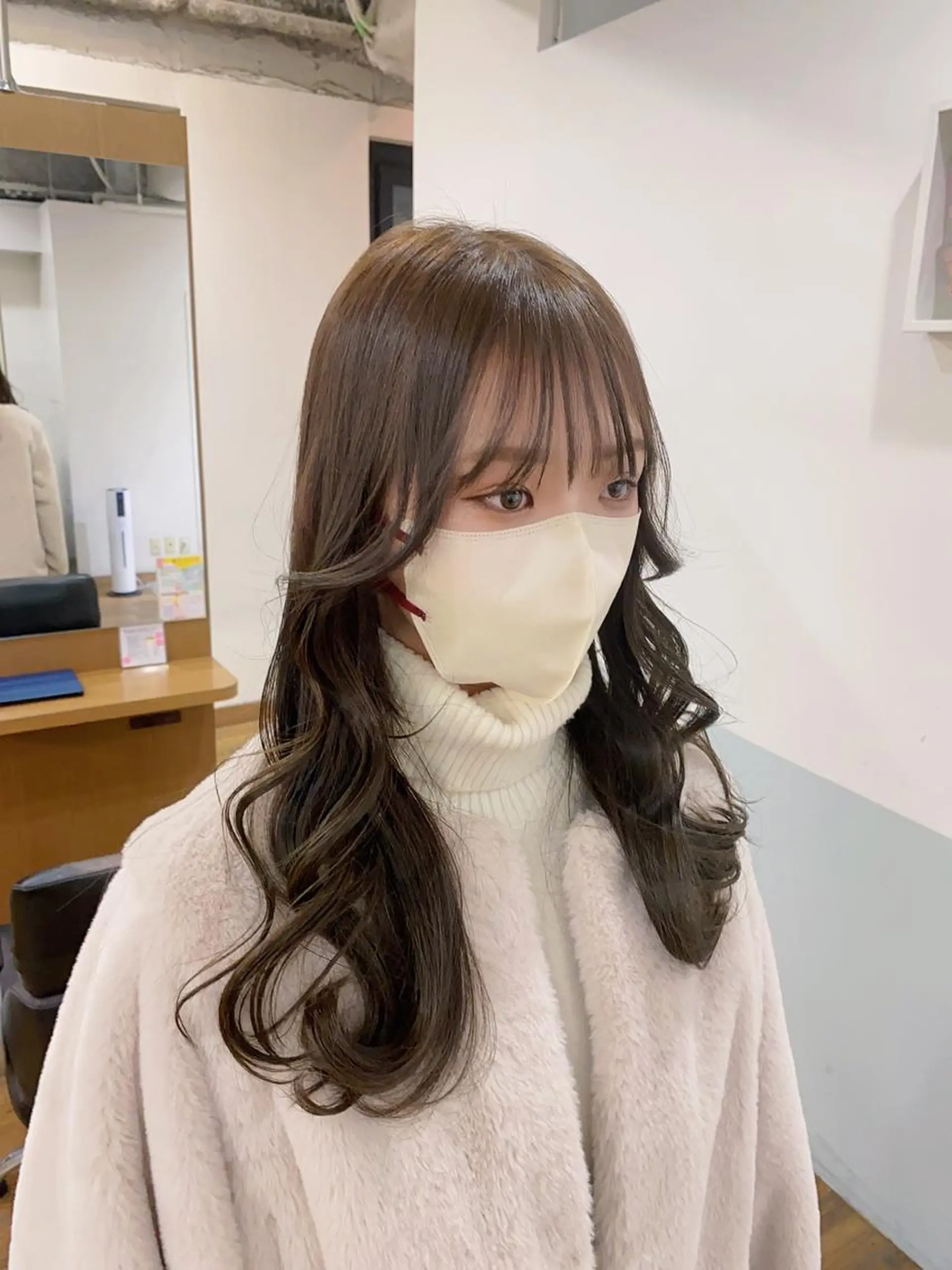 ロング カラー 韓国風ヘア レイヤーカット カット トリートメント GO TODAY シェアサロン 町田店所属・韓国ヘア🇰🇷 スズキのヘアスタイル