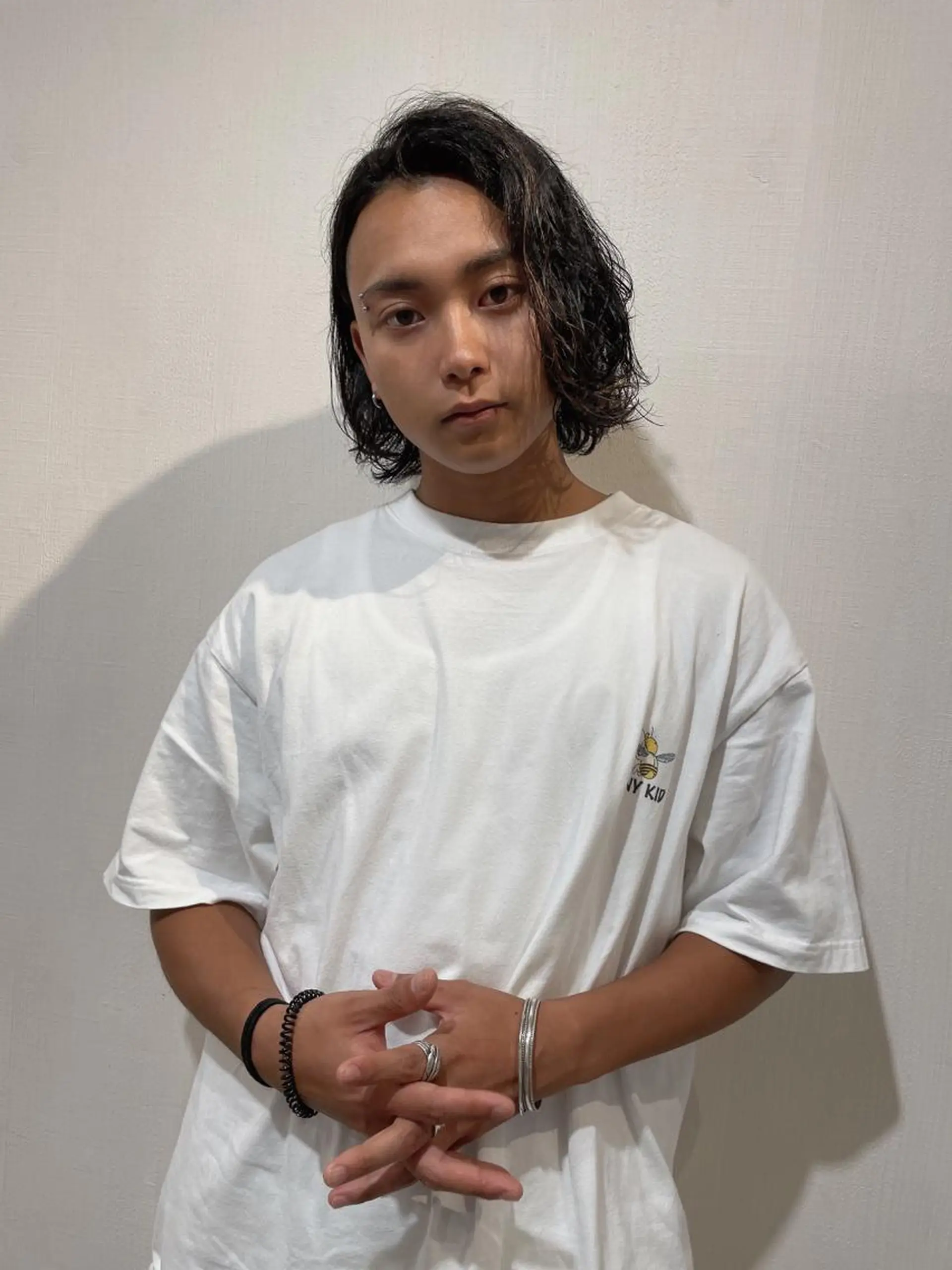 パーマ メンズ メンズパーマ スパイラルパーマ レイヤー/韓国ヘア /顔周り/大久保貴之のヘアスタイル