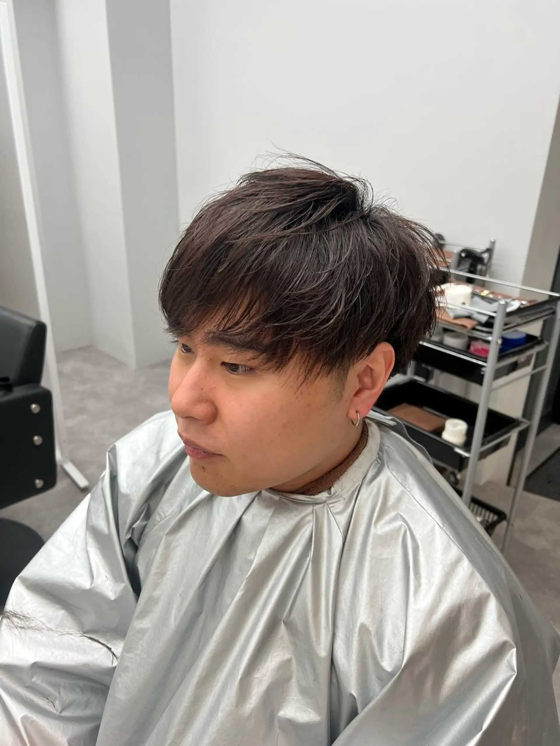 ショート メンズ マッシュ 刈り上げ ショートヘア 【曲がる縮毛矯正】 モデル募集🙋カツヤのヘアスタイル