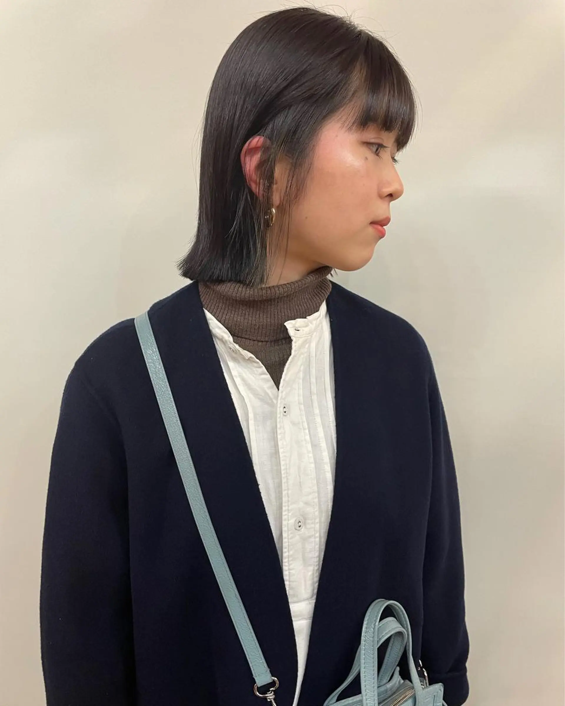 ショート 顔周りカット ハイライト 田中 碧のヘアスタイル