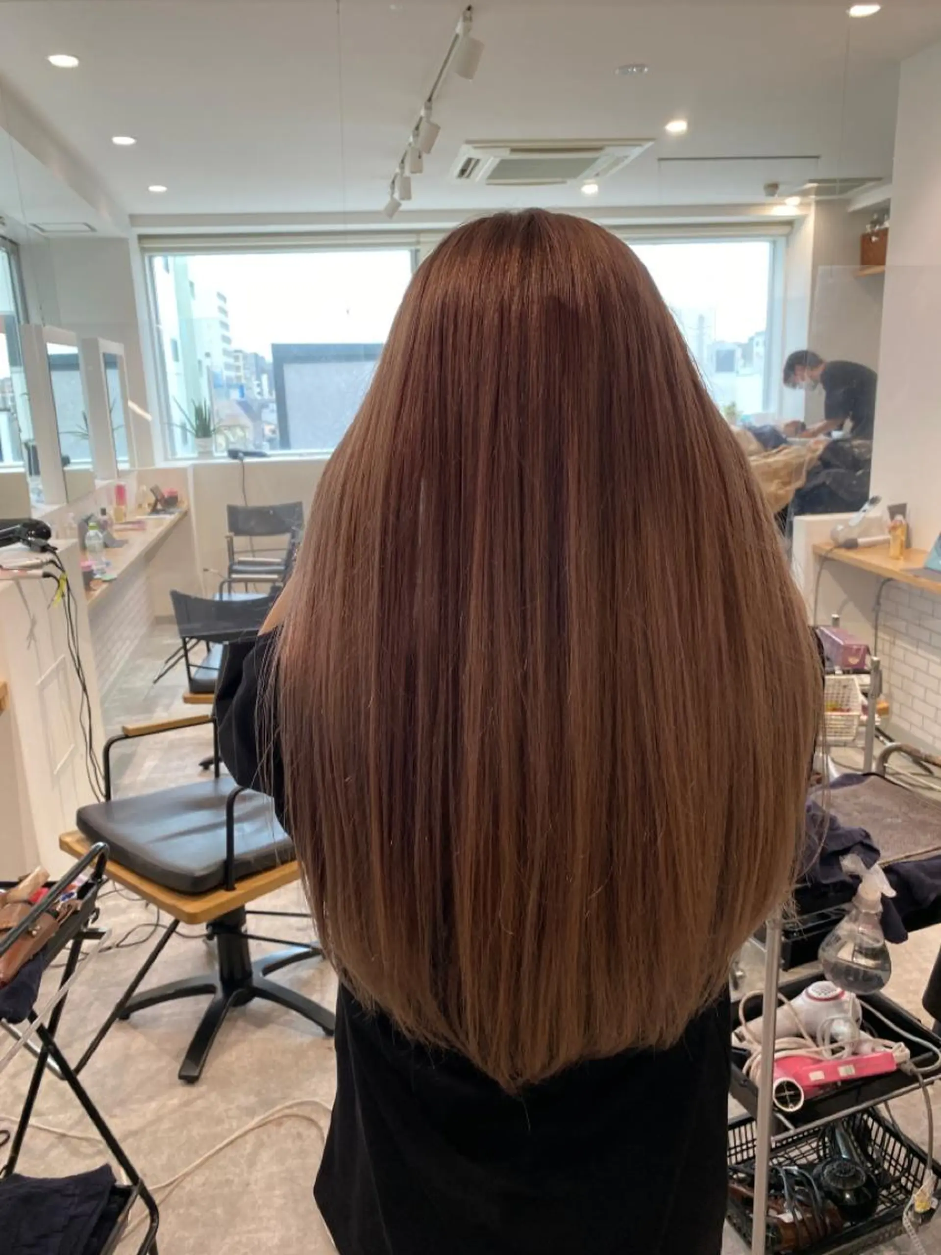 ミディアム カラー カット ヘアカラー JIL BLAN 京都のヘアスタイル