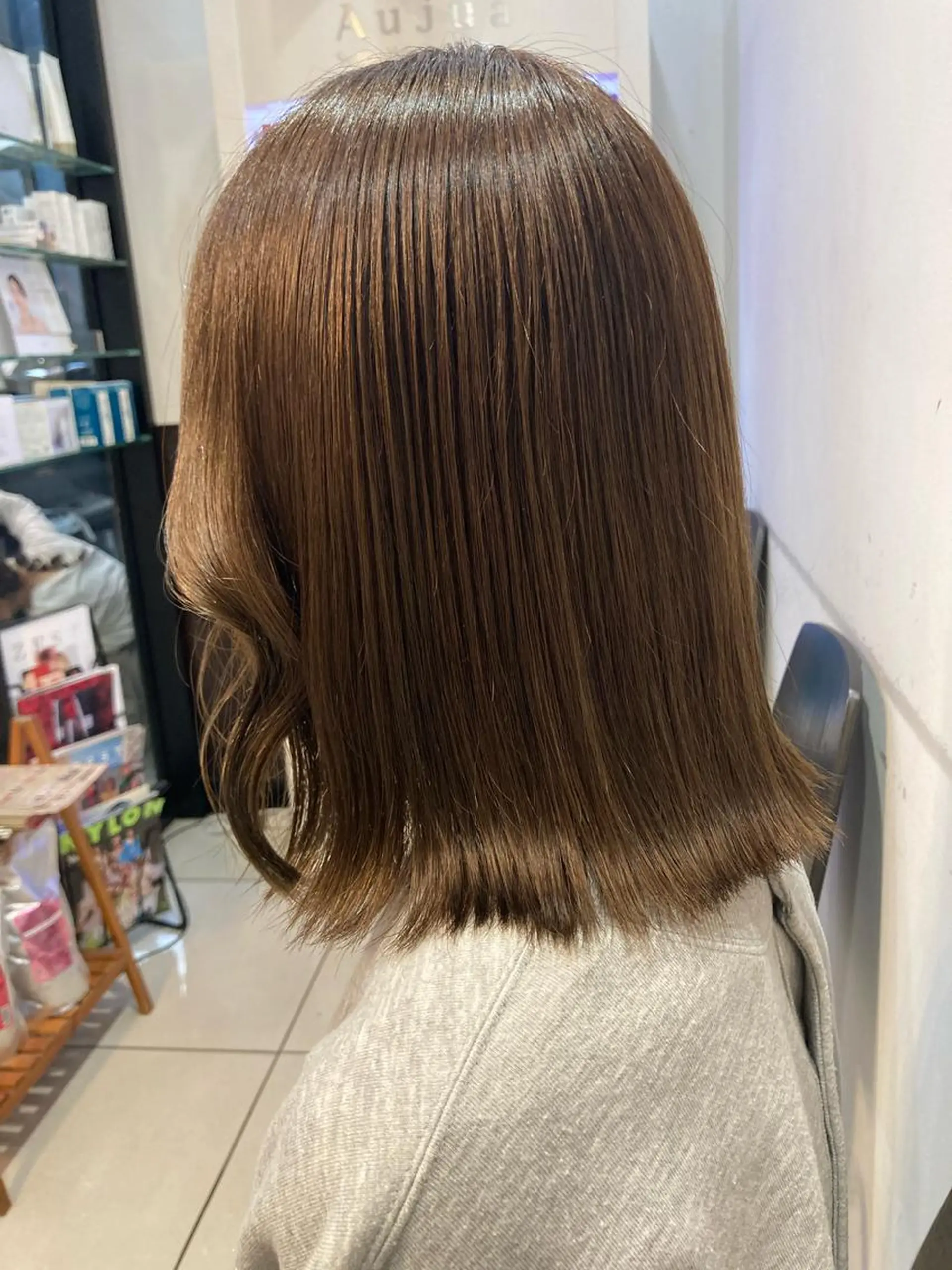 ミディアム カラー ブラウンカラー オリーブブラウン オリーブカラー 髪質改善 トリートメント レピア　博多駅前店所属・LEPIA 博多駅前店のマツエク・マツパデザイン