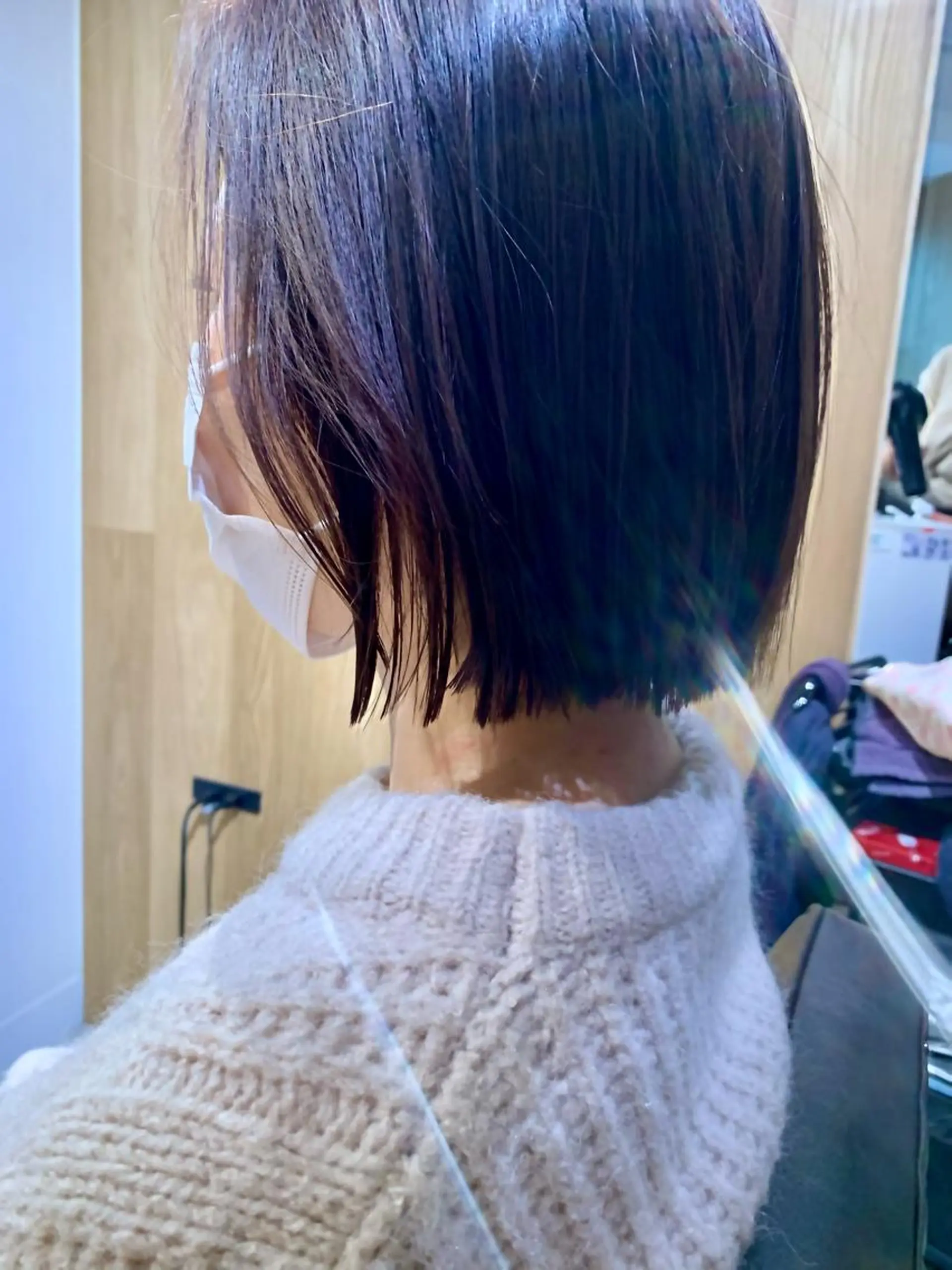 ショート カラー カット ヘアカラー 縮毛矯正 トリートメント 藤野なつえ ナチュラルのヘアスタイル