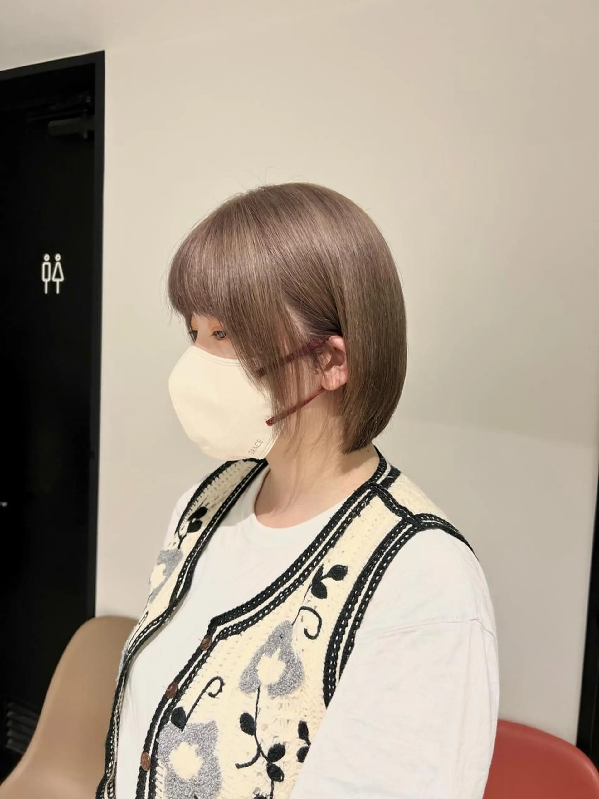 ショート カラー ai 梅田/暖色カラーのヘアスタイル