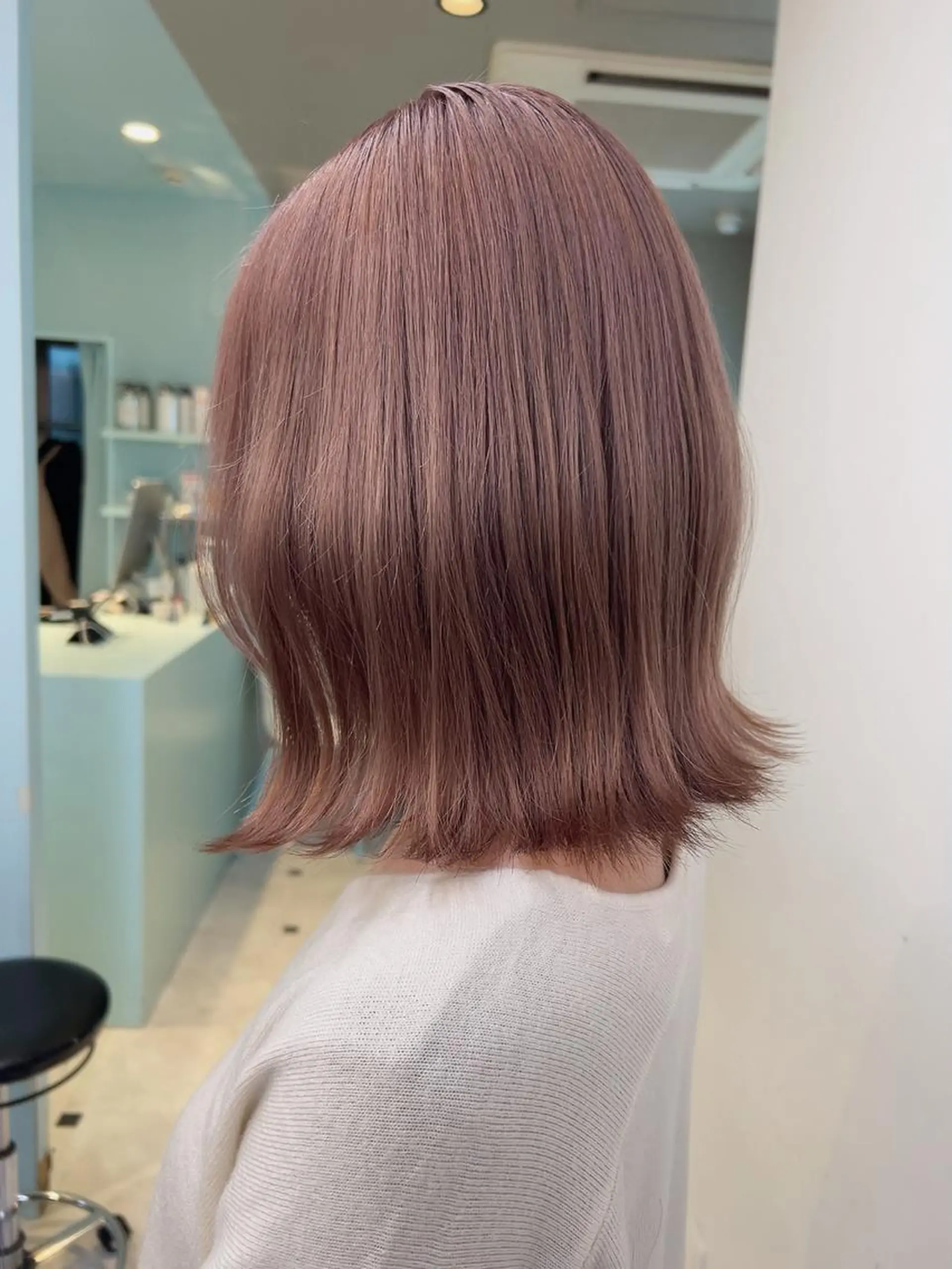 セミロング カラー ヘアカラー トリートメント ヘッドスパ ヘアセット 🥞ベージュ系カラー 【すずきりほ】🥞のヘアスタイル