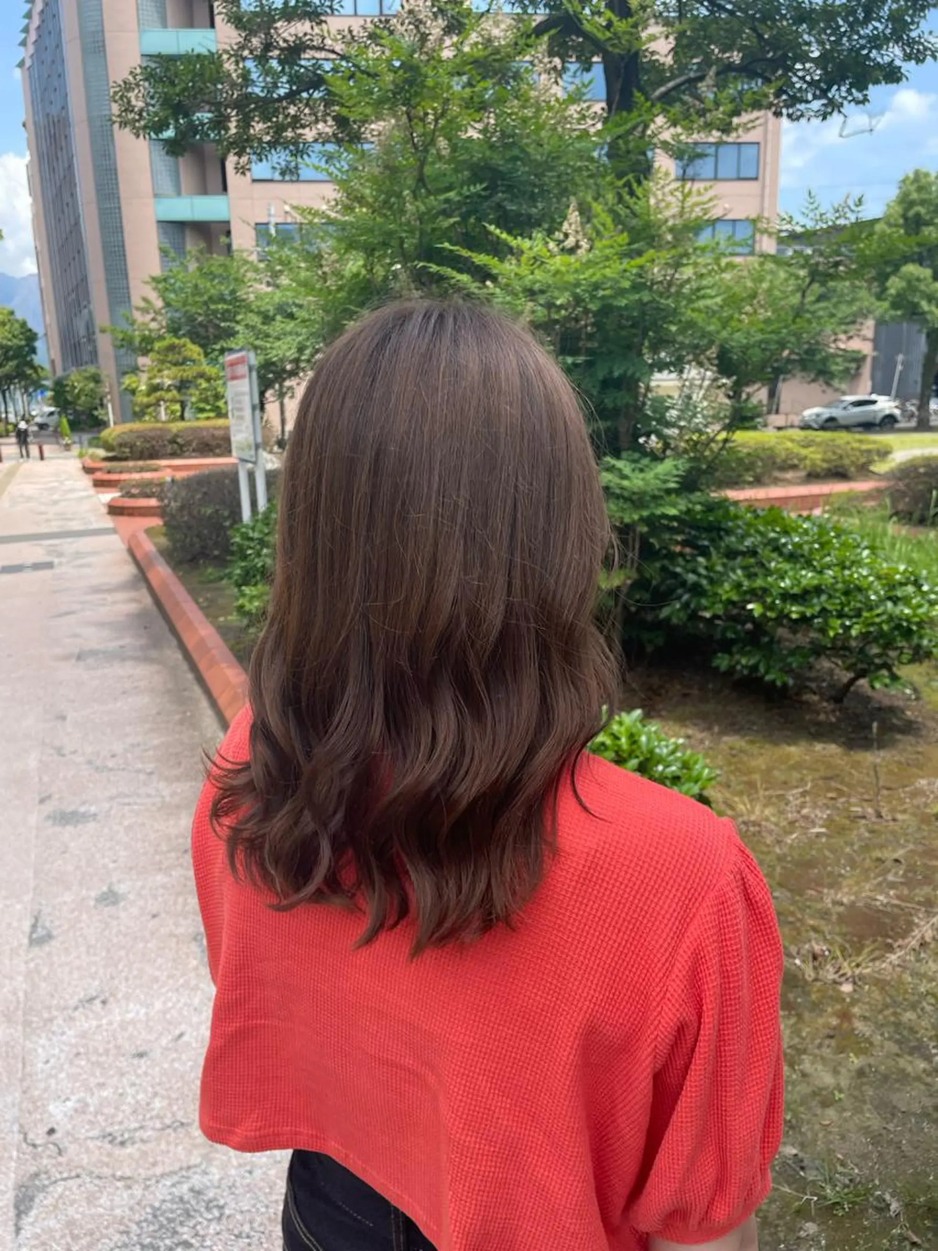 セミロング カラー belle / anna🎀のヘアスタイル
