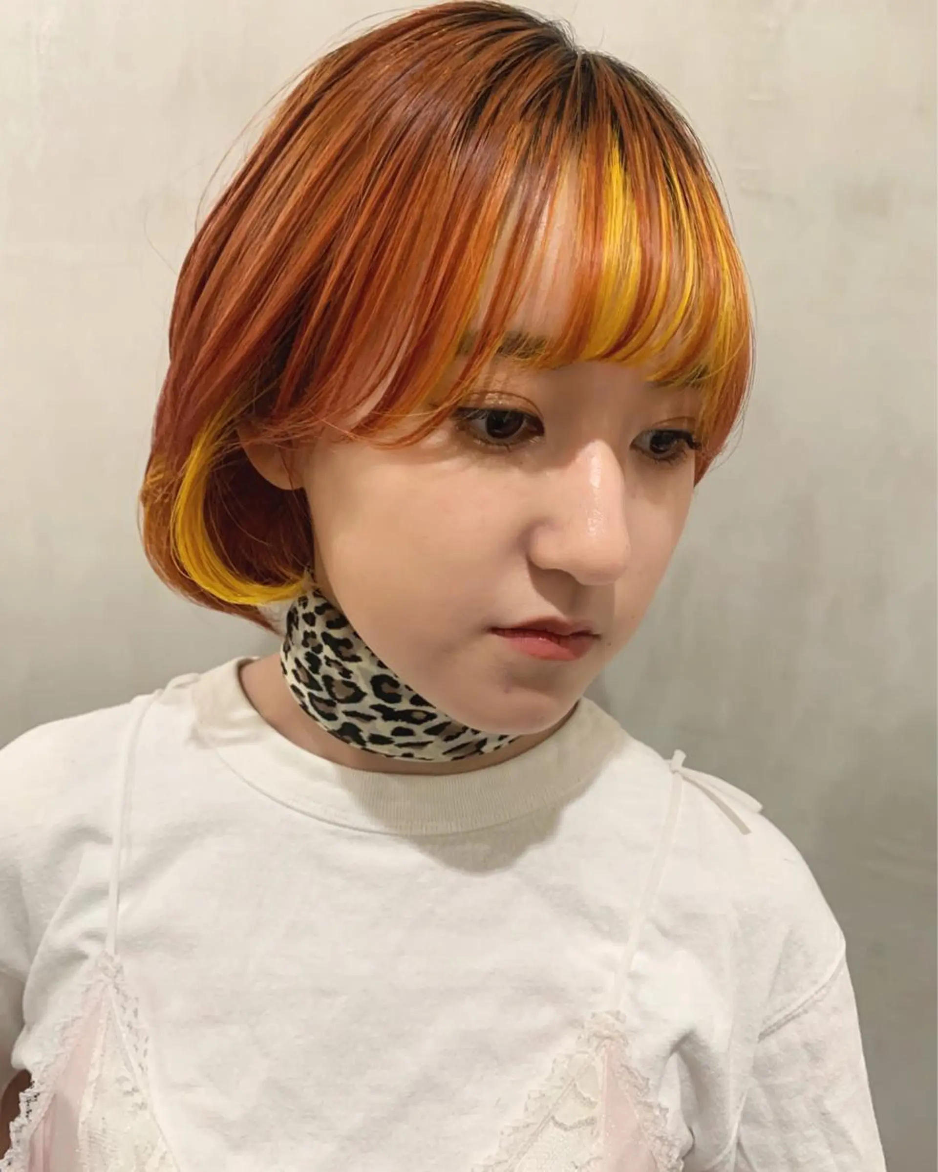 ショート カラー カット ヘアカラー トリートメント 優 作のヘアスタイル