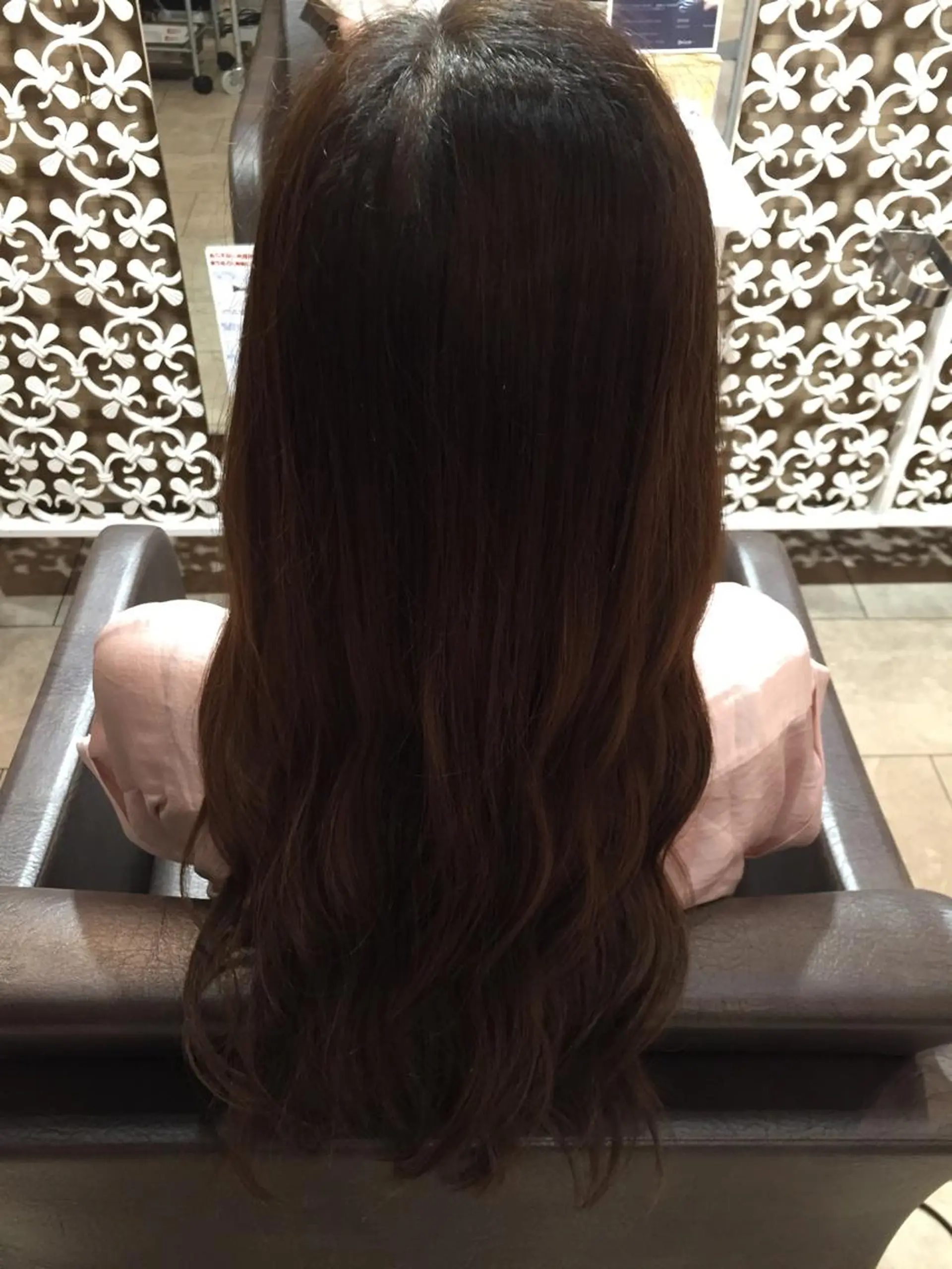 ロング カラー 髪質改善/痛ませ ないカラー/西村航大のヘアスタイル