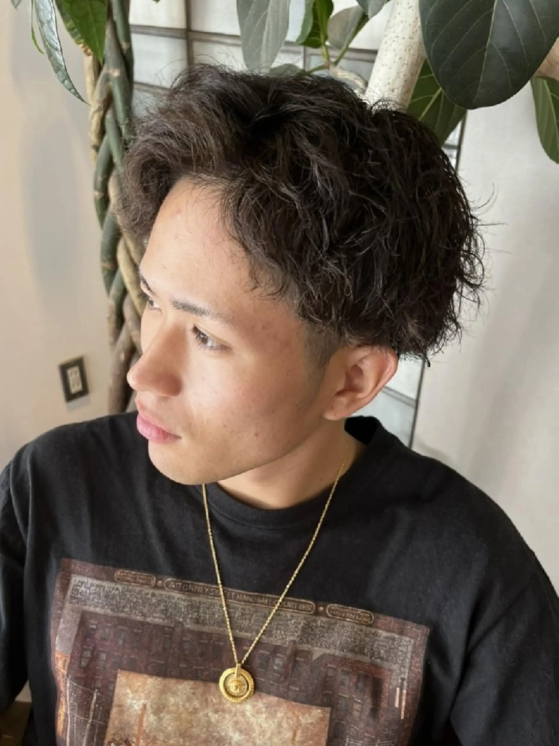 メンズ ショート パーマ カット パーマ カヤノ ミサキ𓇼𓆉 のヘアスタイル