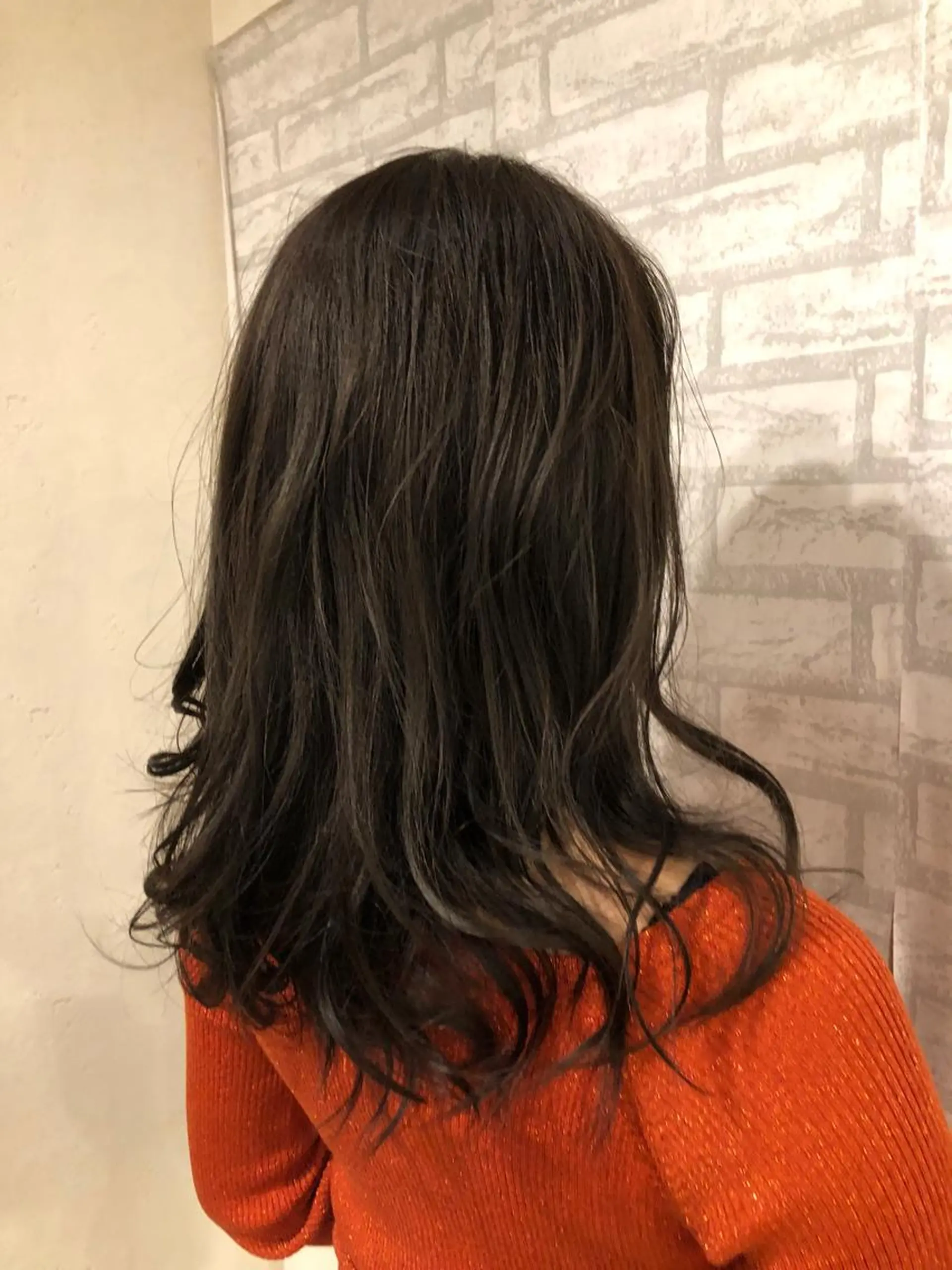 ミディアム カット ヘアカラー トリートメント JIL BLAN 京都のヘアスタイル