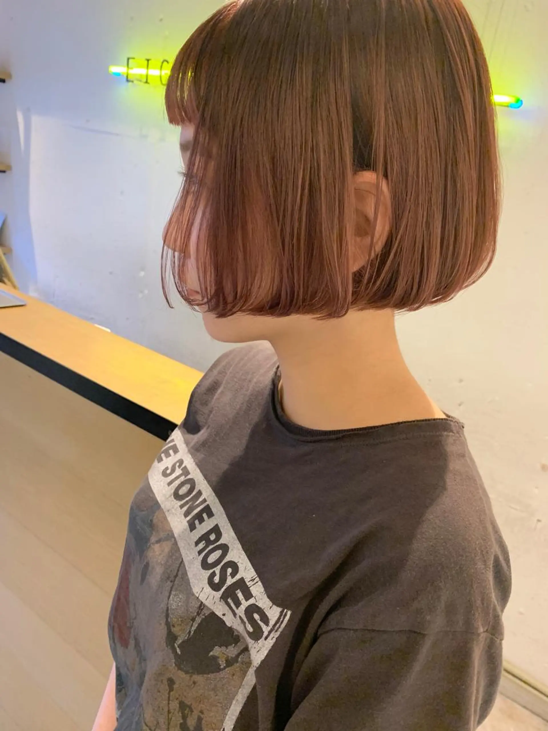 ショート カラー ボブ Fuuu《フゥ》所属・シノザキ シンゴのヘアスタイル