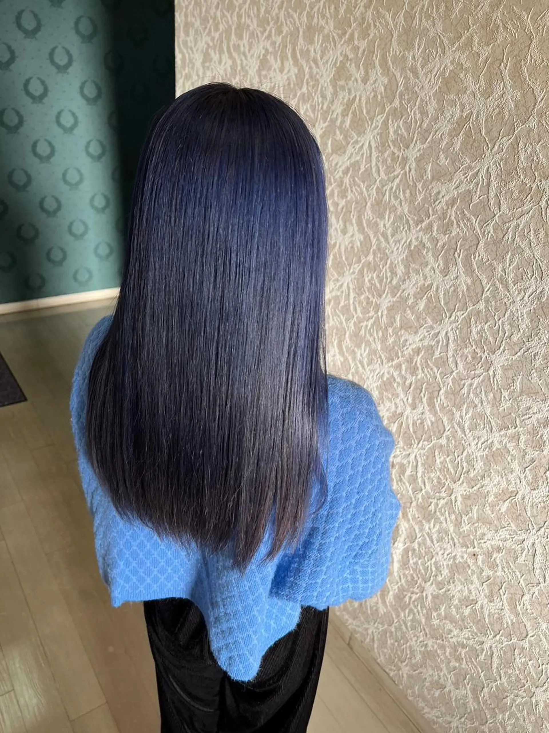 セミロング パーマ ヘアアレンジ カラー セミロングパーマ アディクシーカラー アッシュ バレイヤージュ ミストバング カット ヘアカラー トリートメント 【N°deseo】 吉祥寺のヘアスタイル