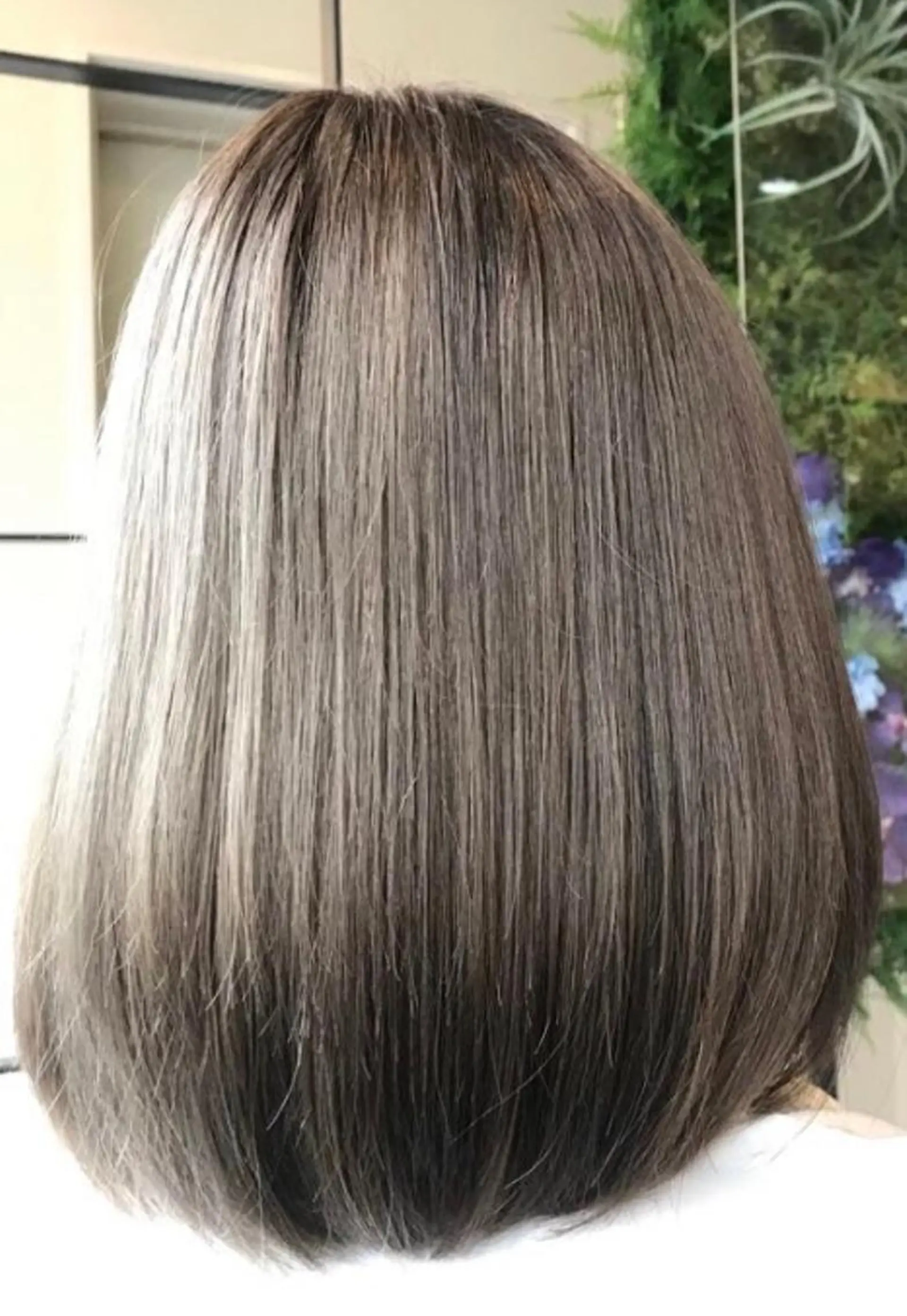 ミディアム カラー ヘアカラー Hanna by W_SALONのヘアスタイル