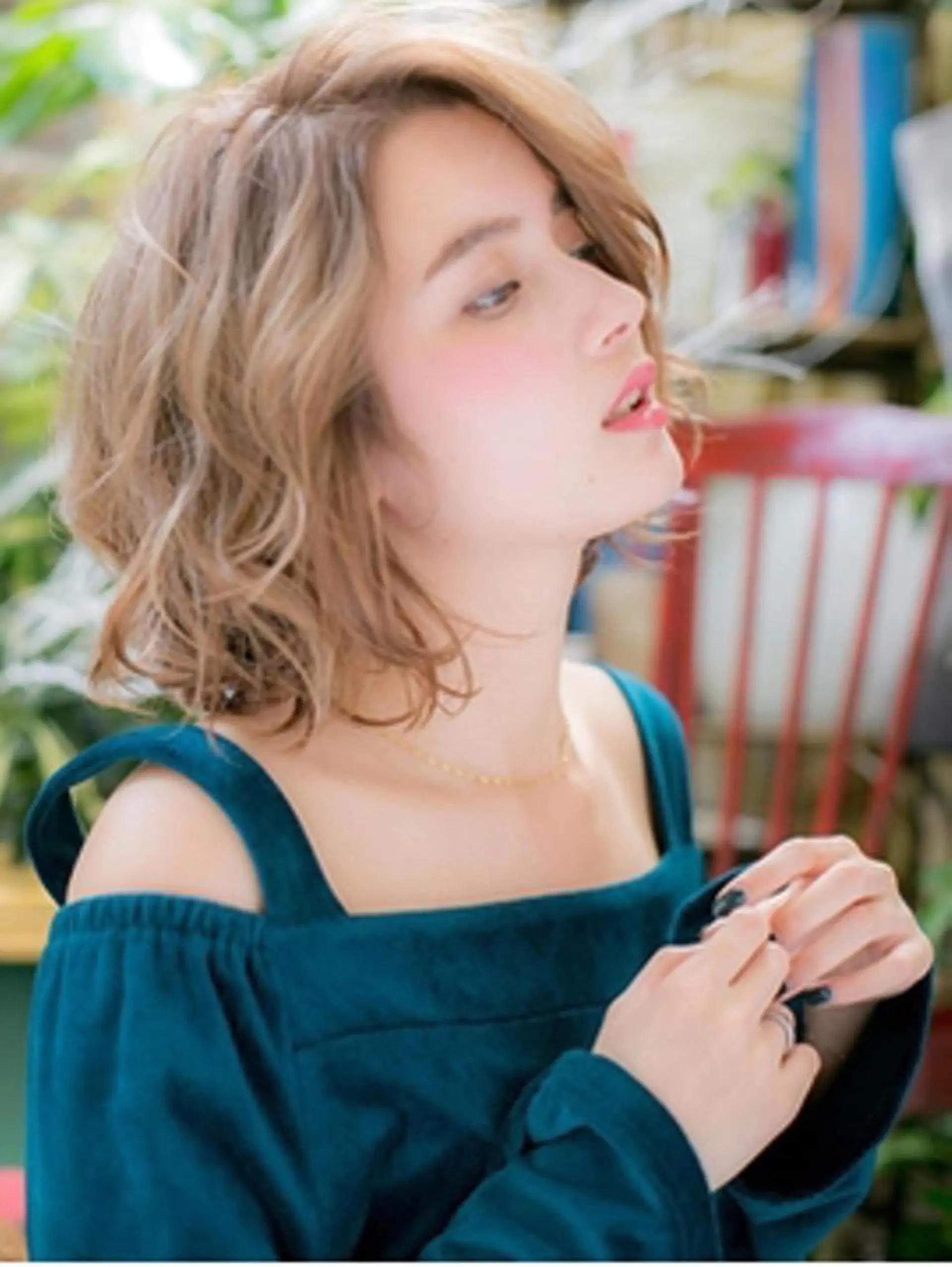 ミディアム カラー COVER HAIR bliss 大宮店所属・出川 宙☘️のヘアスタイル