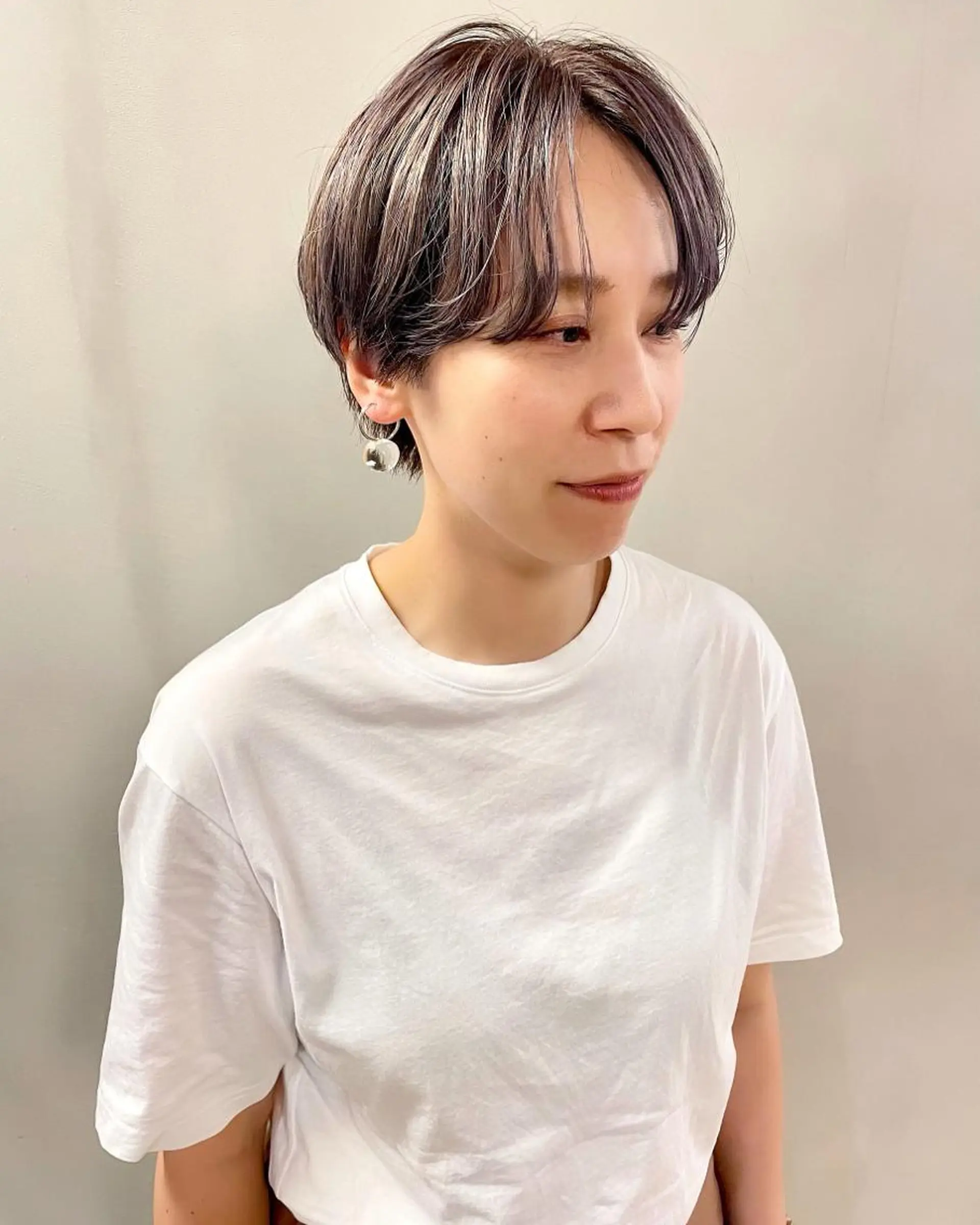 ショート カラー パーマ ヘアアレンジ メンズ キッズ ネイル マツエク・マツパ ハンサムショート ショートヘア ショートネイル カット ヘアカラー トリートメント tatsumi/ボブ ウルフ/レイヤーのヘアスタイル