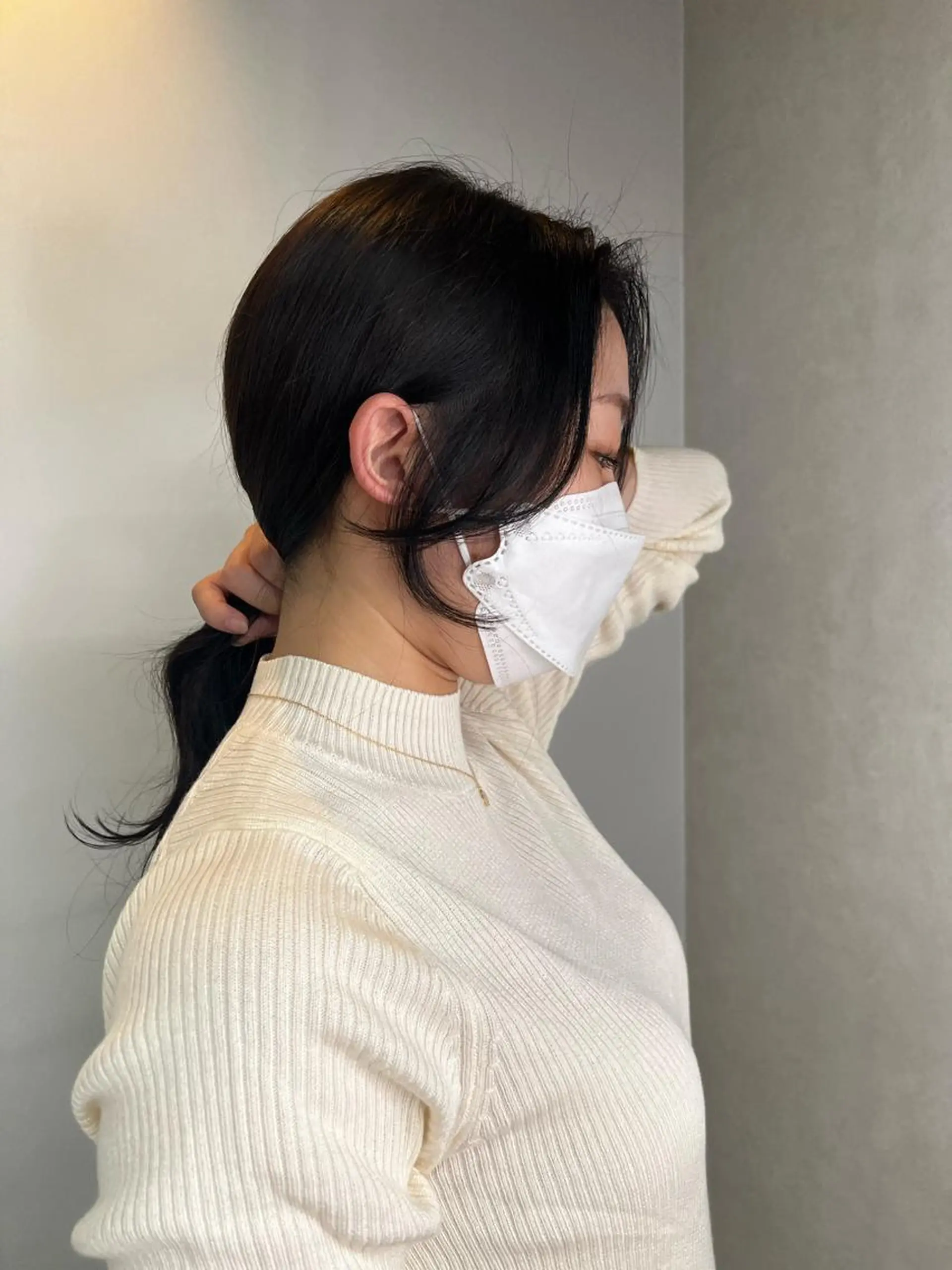 ロング 韓国風ヘア カット SANA推し美容師 CHISA🍒のヘアスタイル