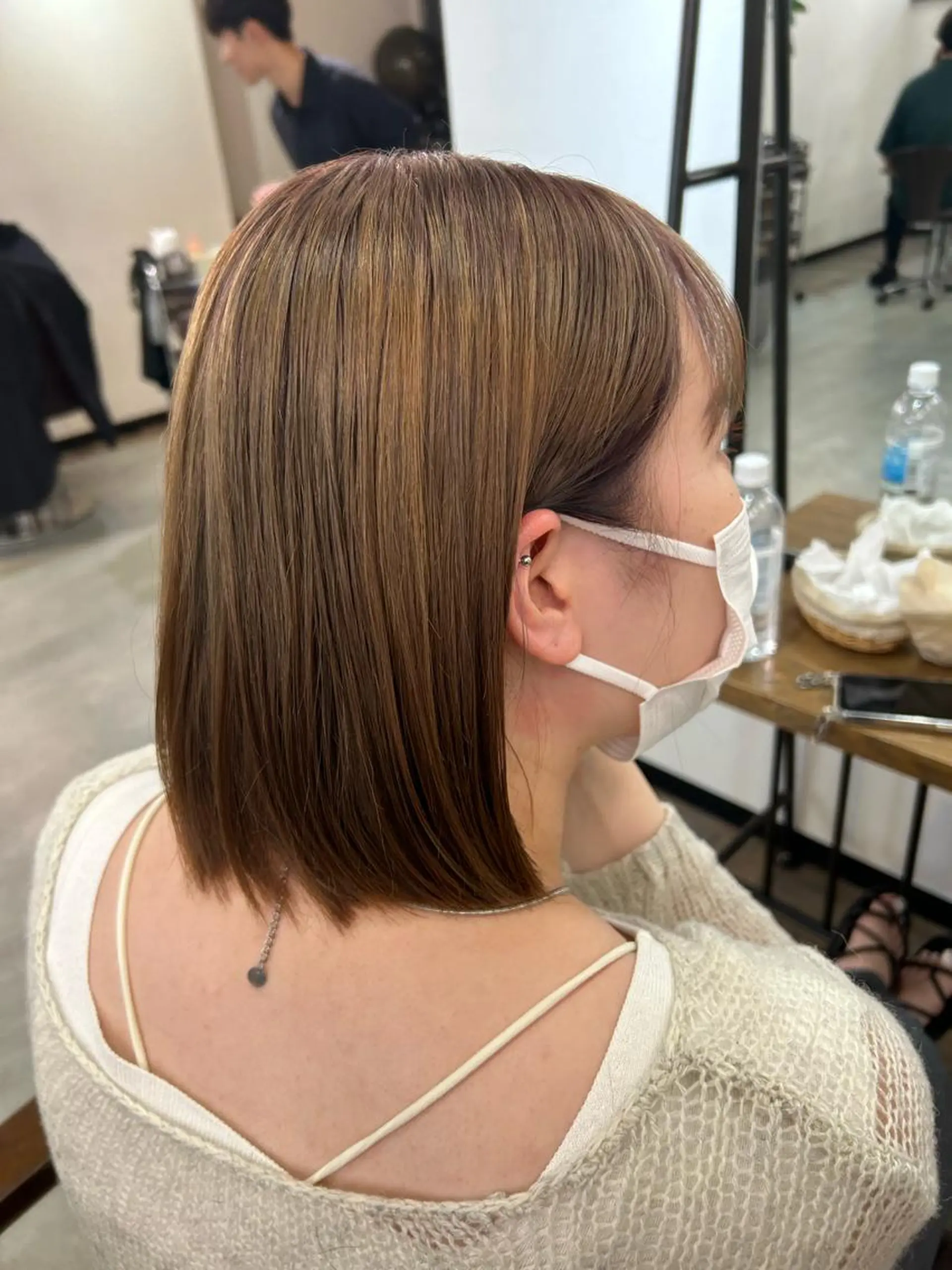 ミディアム 木村 陽菜のヘアスタイル
