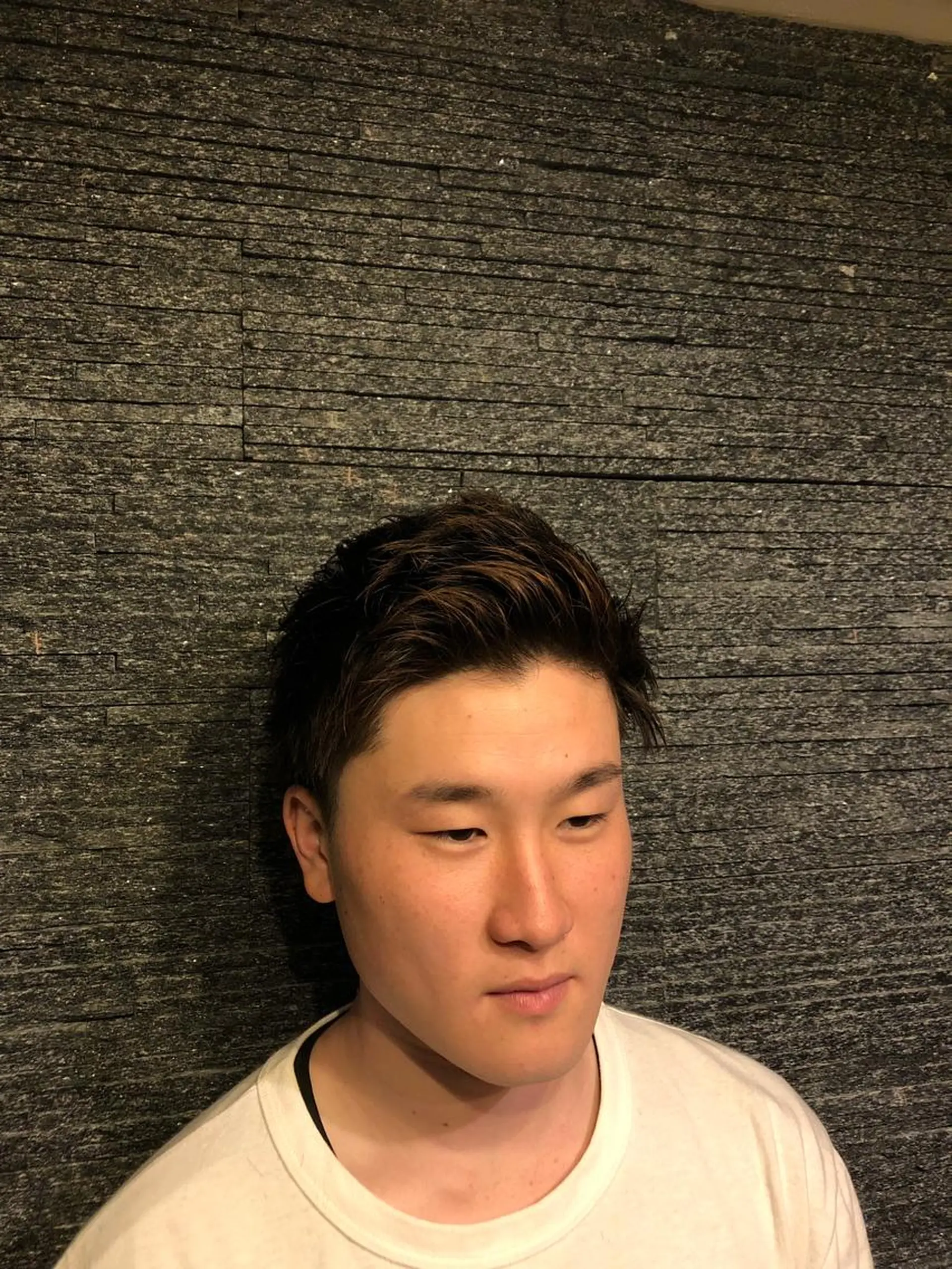 ショート パーマ メンズ ヒロ銀座所属・牧 颯斗のヘアスタイル