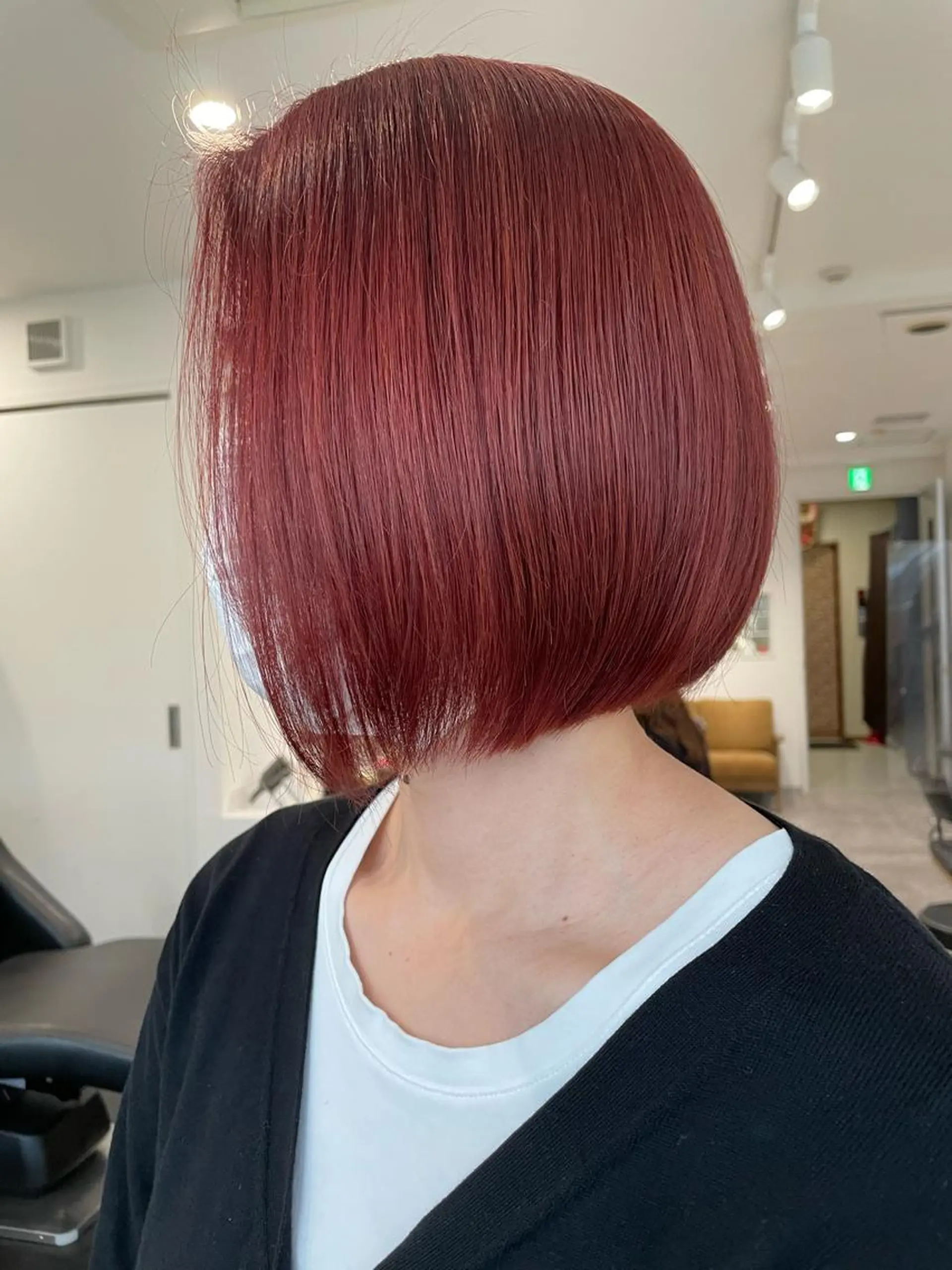 ショート カラー ヘアカラー 京都美容師 塩のヘアスタイル
