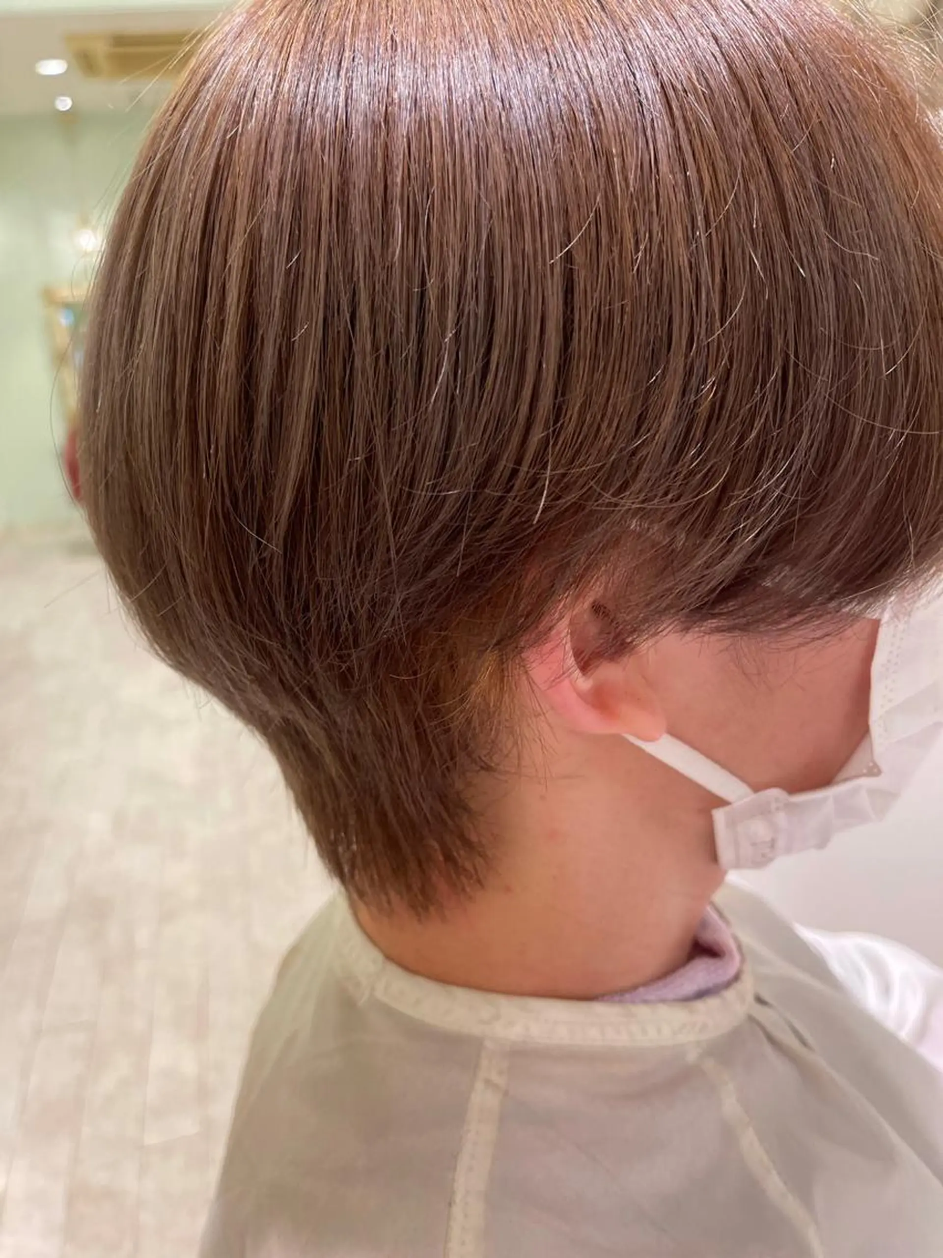 カラー メンズ ベージュカラー ミルクティーベージュ ヘアカラー Lita所属・Lita たいちのヘアスタイル