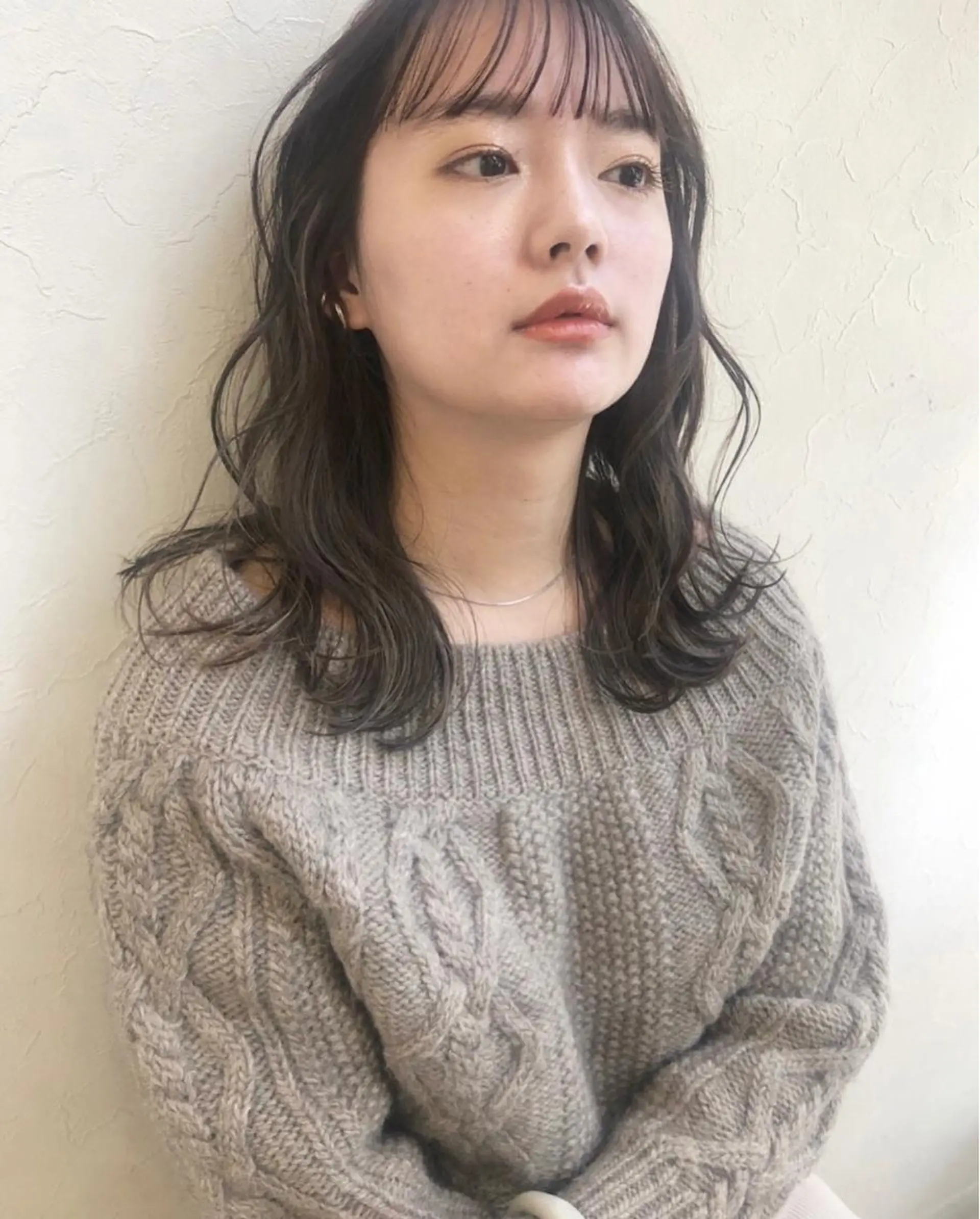 ミディアム カラー nakahara madokaのヘアスタイル