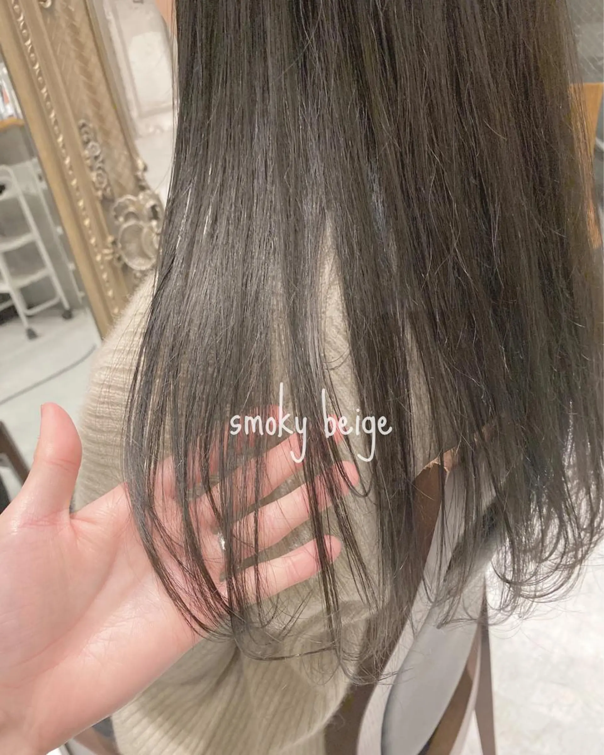 セミロング カラー ヘアアレンジ ブリーチなしで透明感 艶カラー【Ryo】のヘアスタイル