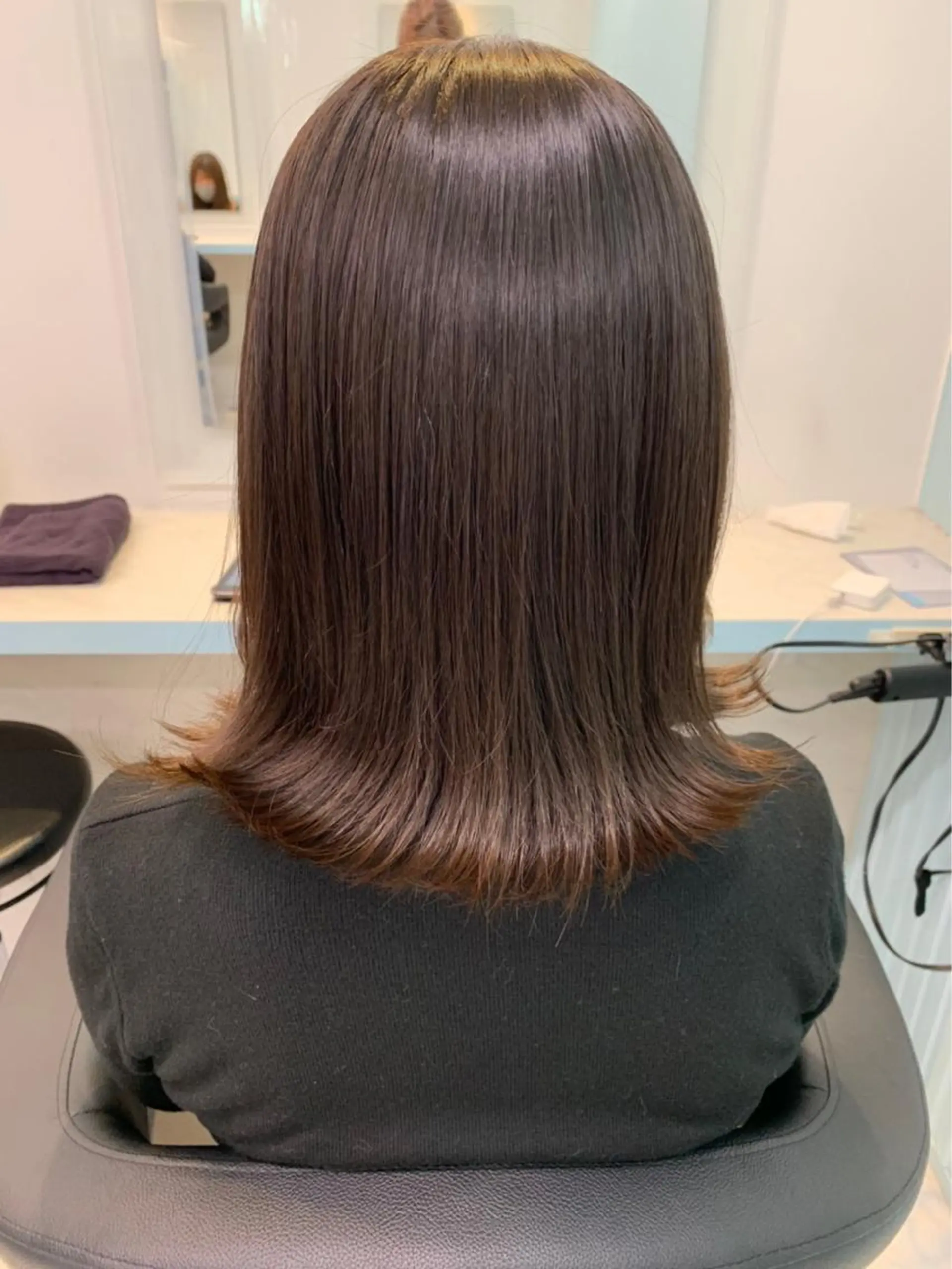 ミディアム メンズレディース お任せください伊織のヘアスタイル