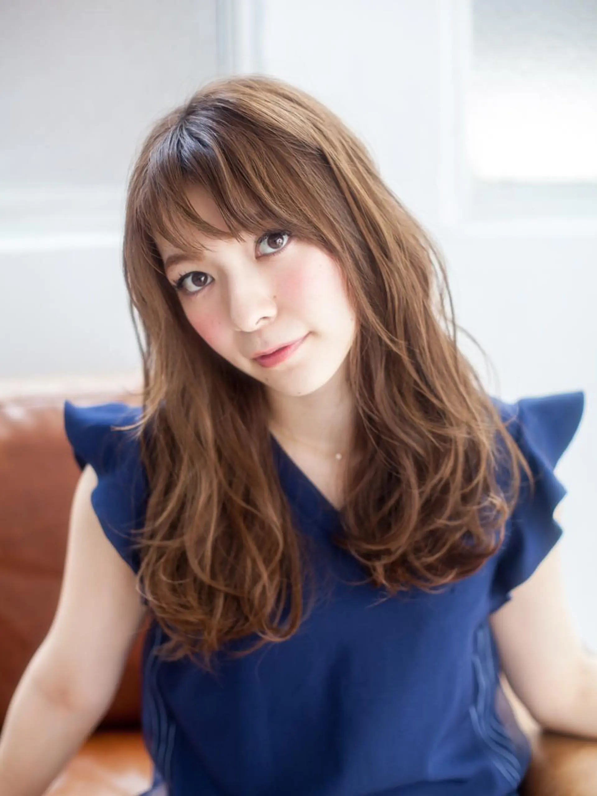セミロング カラー パーマ ヘアアレンジ 松島祐介【店長／ トップディレクター】のヘアスタイル
