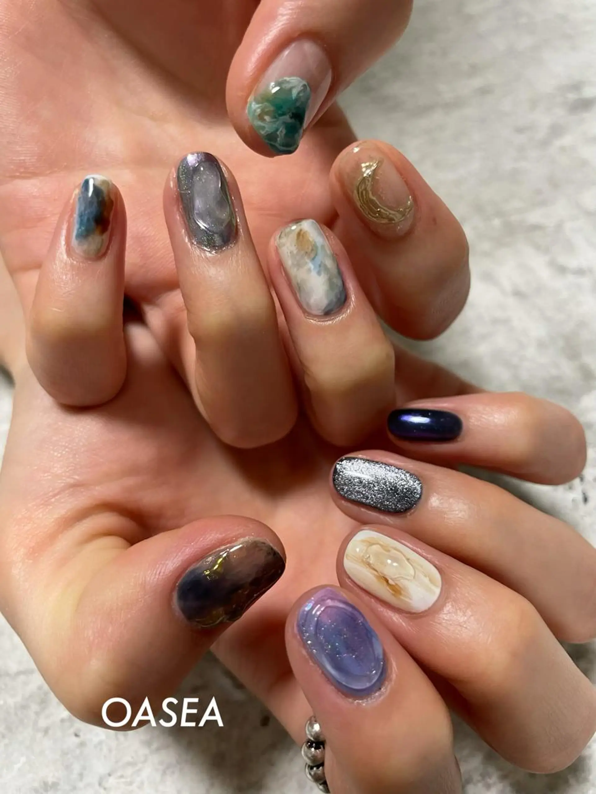ネイル ハンドネイル 🌞💜 KAORI 🌴のネイルデザイン