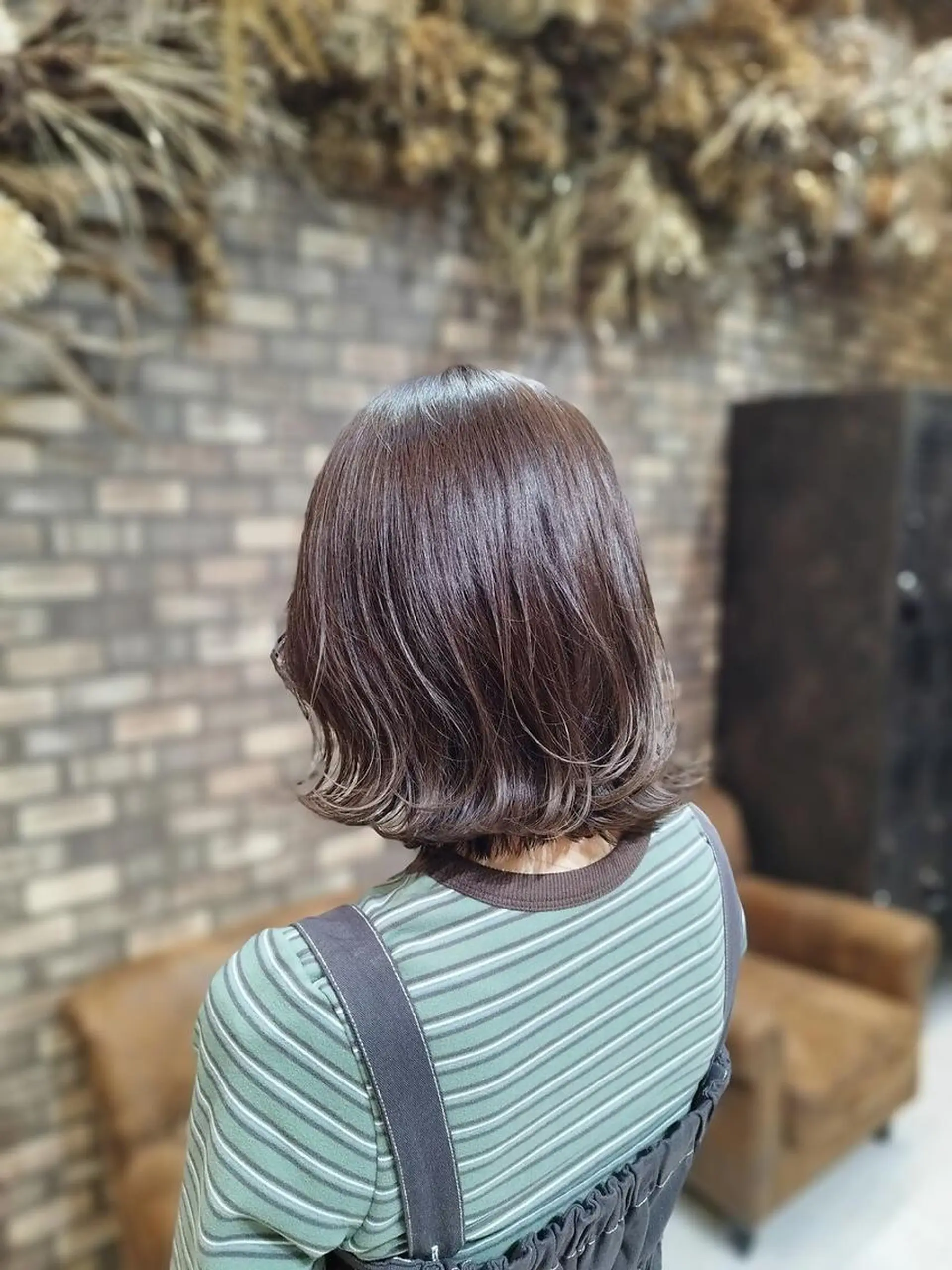 ミディアム カラー ヘアアレンジ カット ヘアカラー トリートメント 艶髪×美髪✨ newi八王子のヘアスタイル