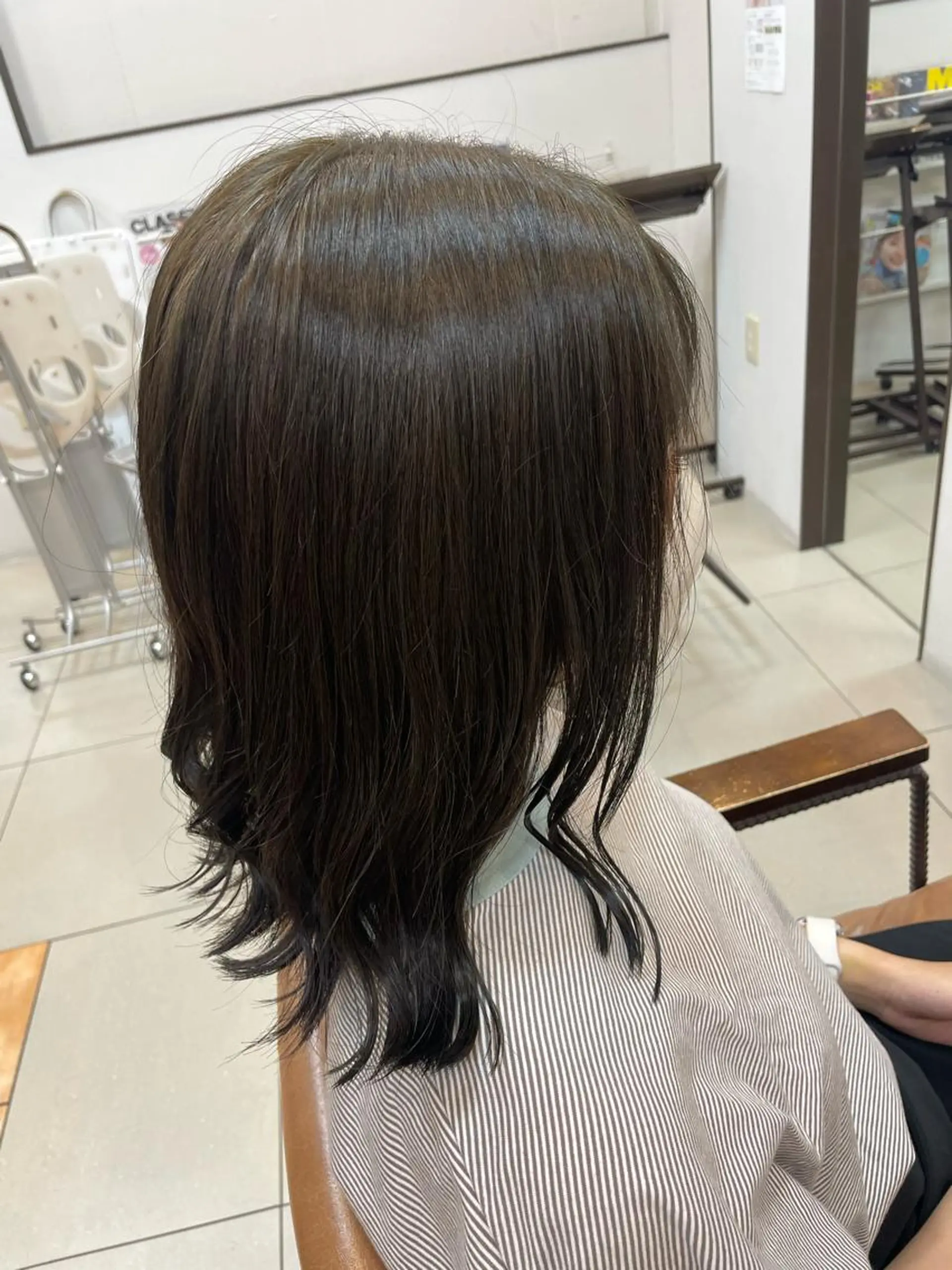 セミロング カラー SOYON なんば店所属・水島 真彩のヘアスタイル