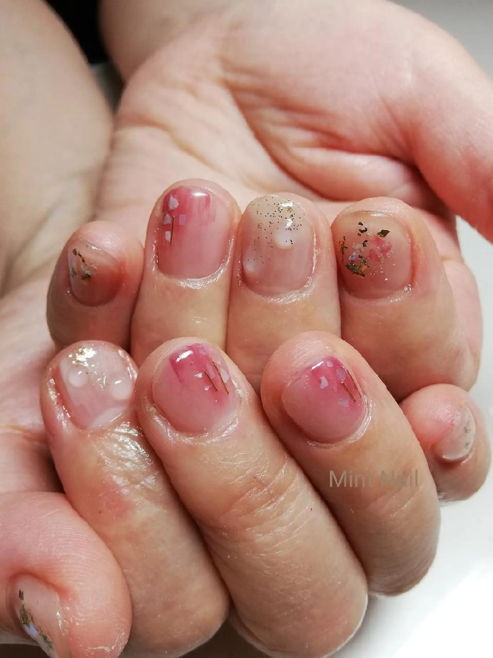 ショート ネイル ジェルネイル ソフトジェル BlissNail ブリスネイルのネイルデザイン