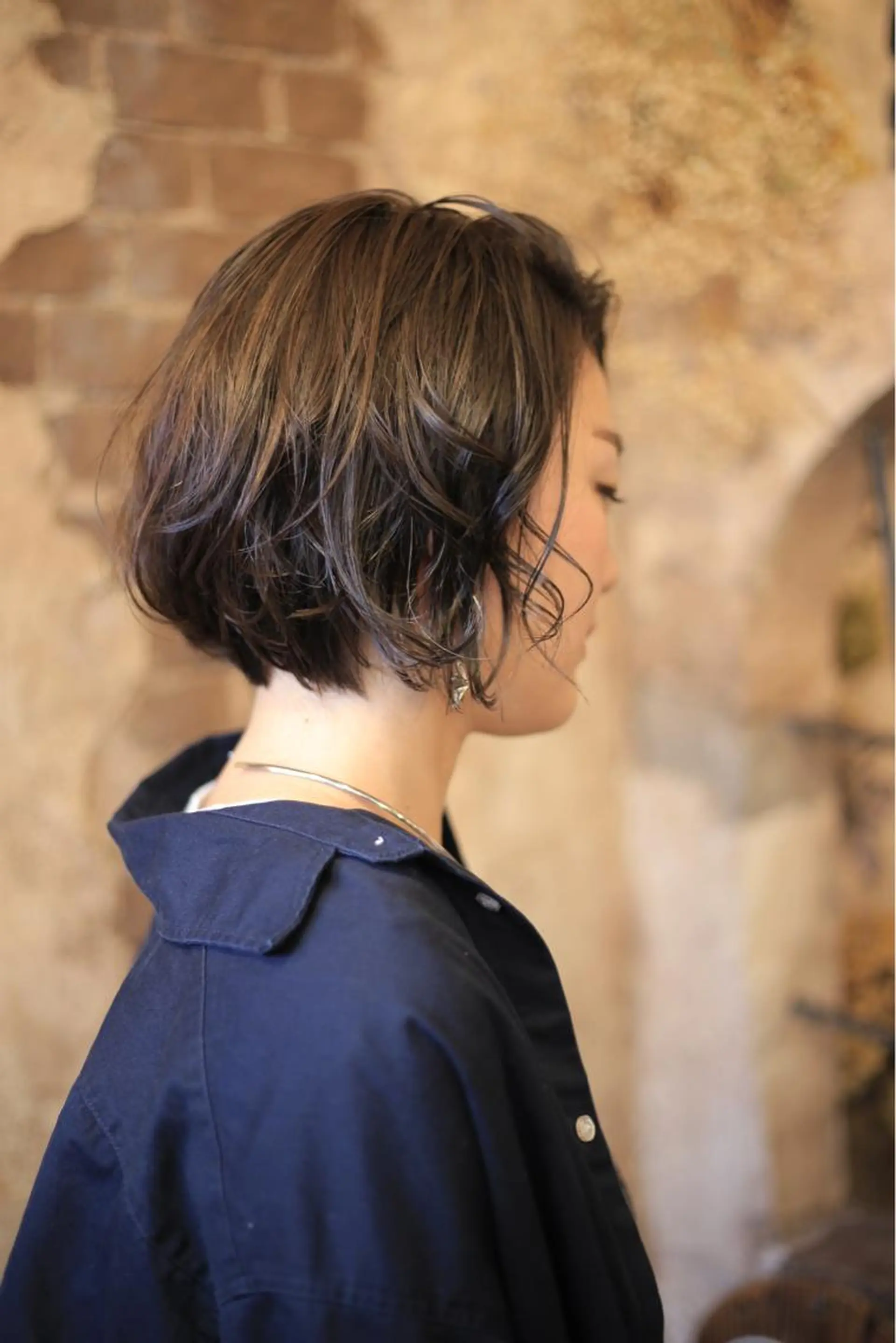 ショート ヘアカラー nico 。のヘアスタイル