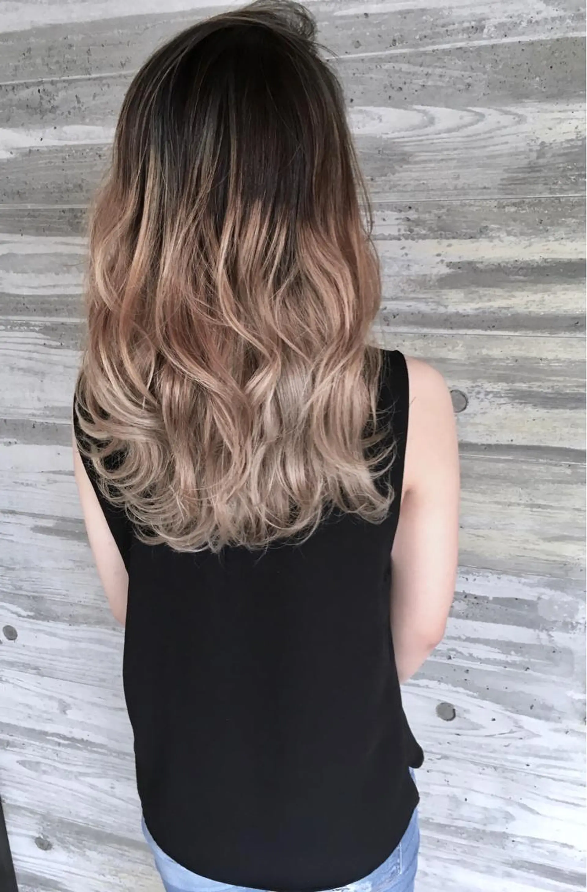 セミロング カラー カット ヘアカラー トリートメント MARDI GRAS 蘭丸のヘアスタイル