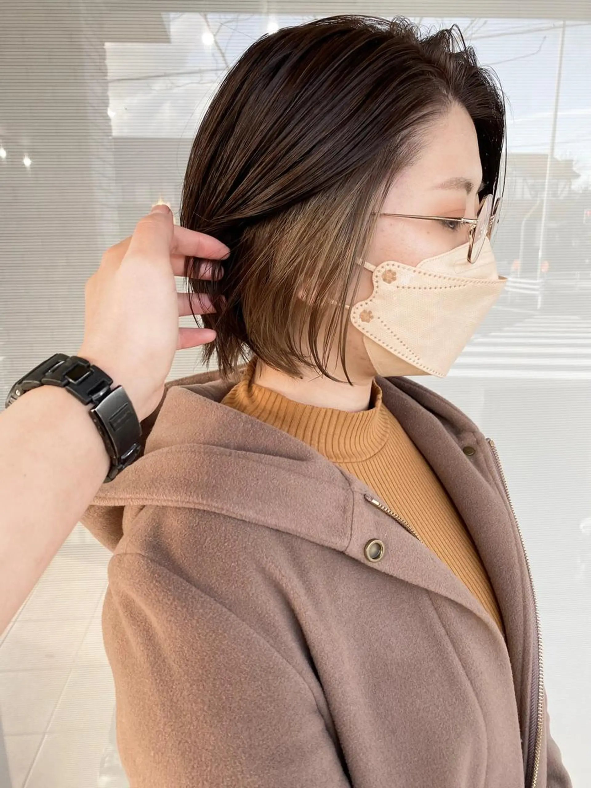 ショート Nicoru*所属・園田 綾佳のヘアスタイル